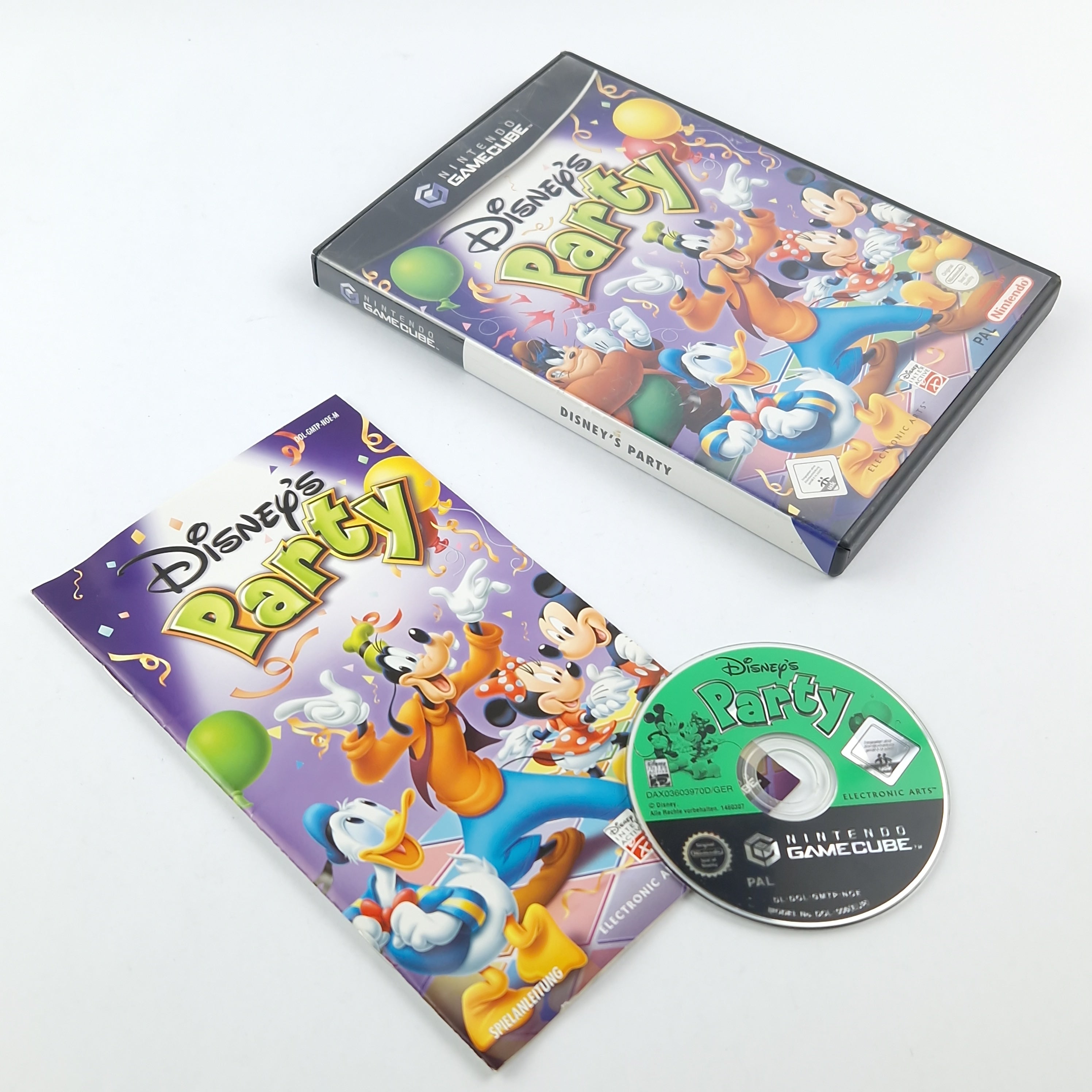 Nintendo Gamecube Spiel : Disneys Party - CD Anleitung OVP / GC PAL Game
