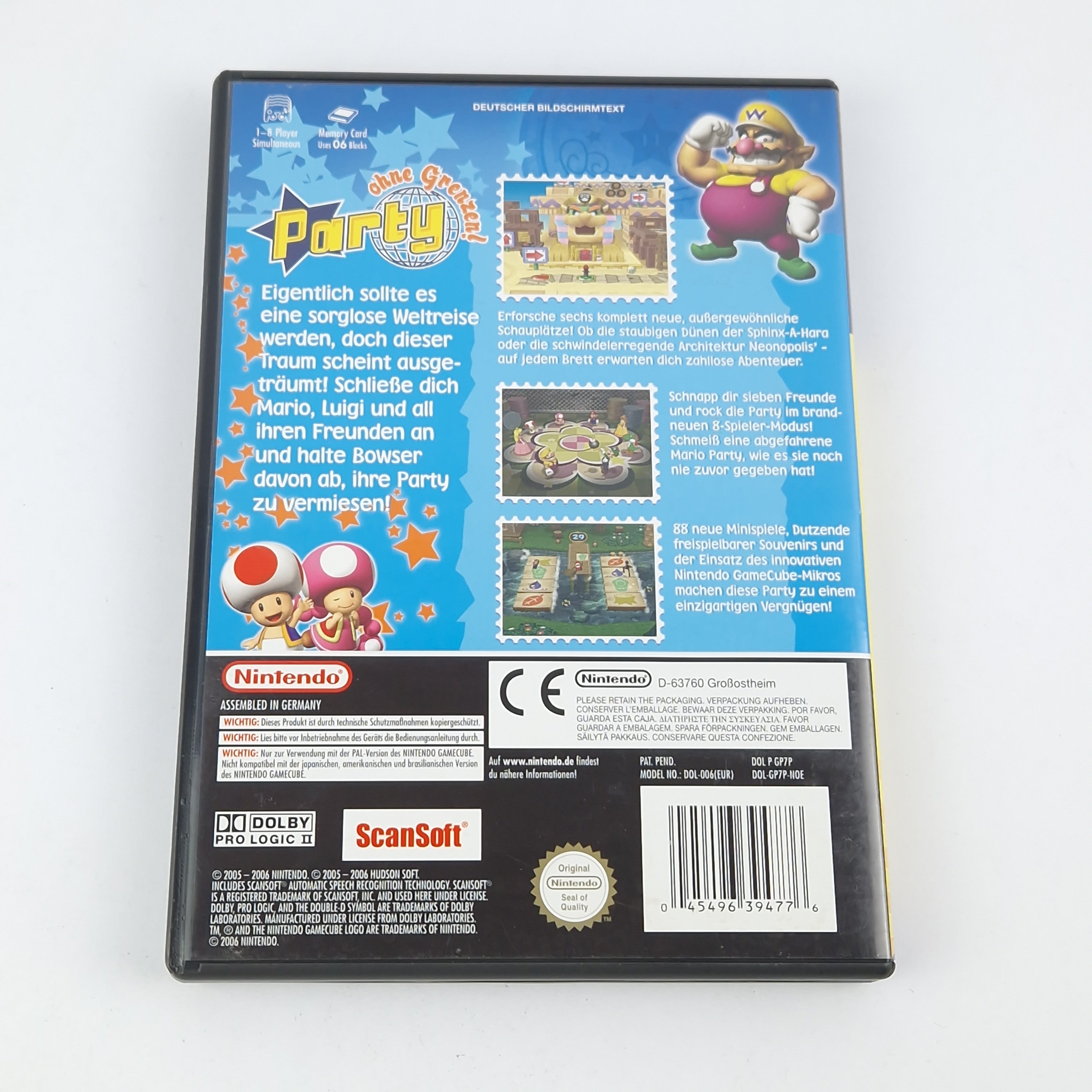 Nintendo Gamecube Spiel : Mario Party 7 - CD Anleitung OVP / GC Disk PAL