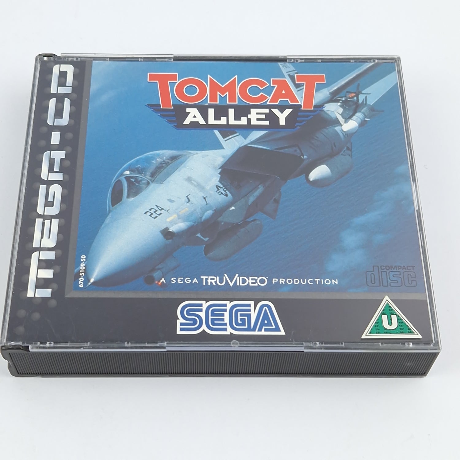 Sega Mega CD Game: Tomcat Alley - CD Instructions OVP / MCD Disk PAL Game
