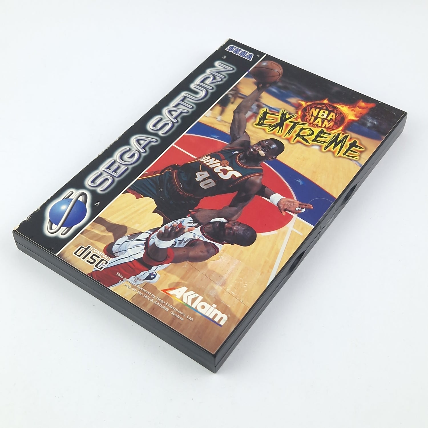 Sega Saturn Spiel : NBA Jam Extreme - CD Anleitung OVP / PAL Disk Basketball