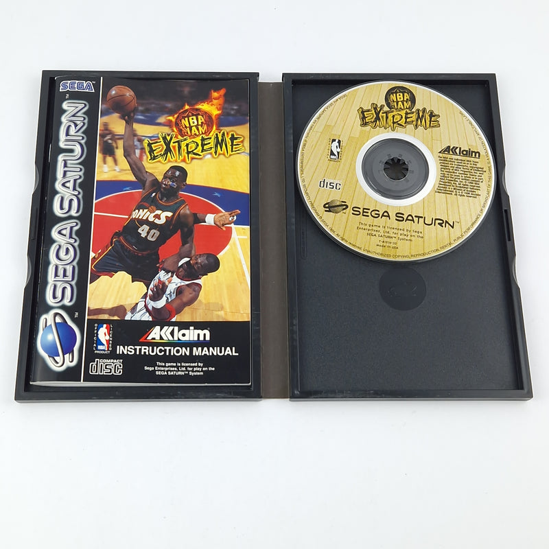 Sega Saturn Spiel : NBA Jam Extreme - CD Anleitung OVP / PAL Disk Basketball