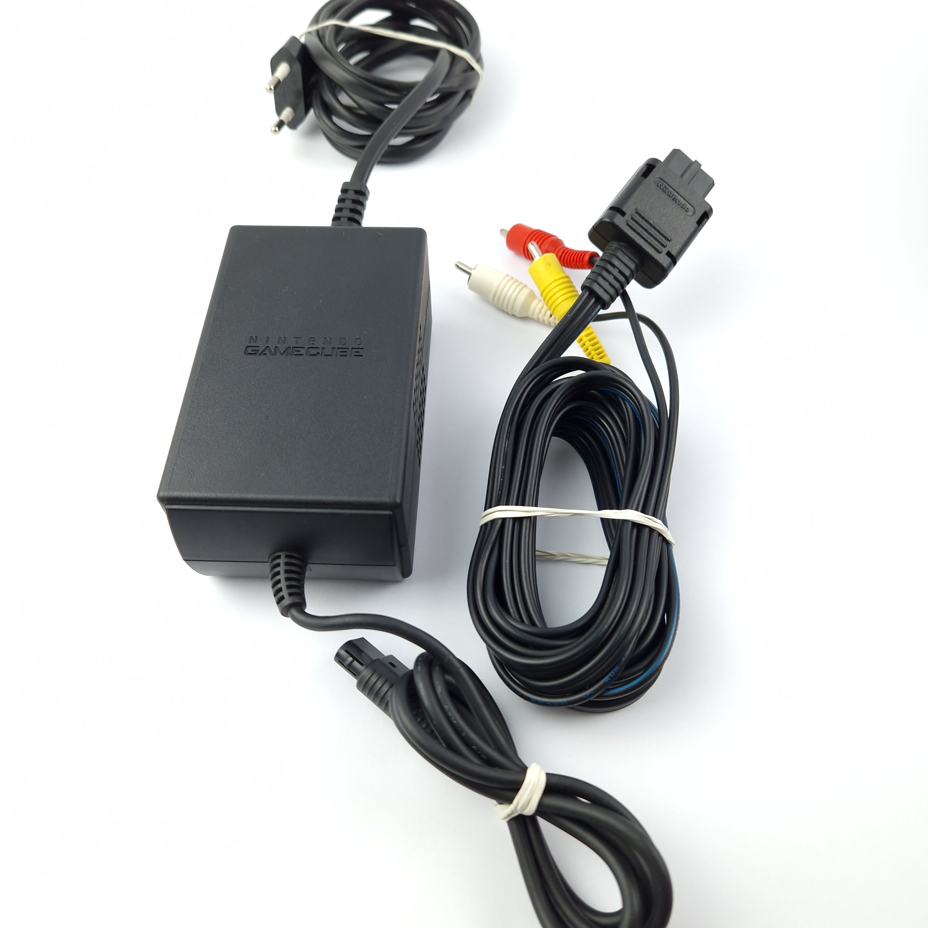 Nintendo Gamecube Konsole mit OVP / Verpackung - Schwarz Black PAL Console