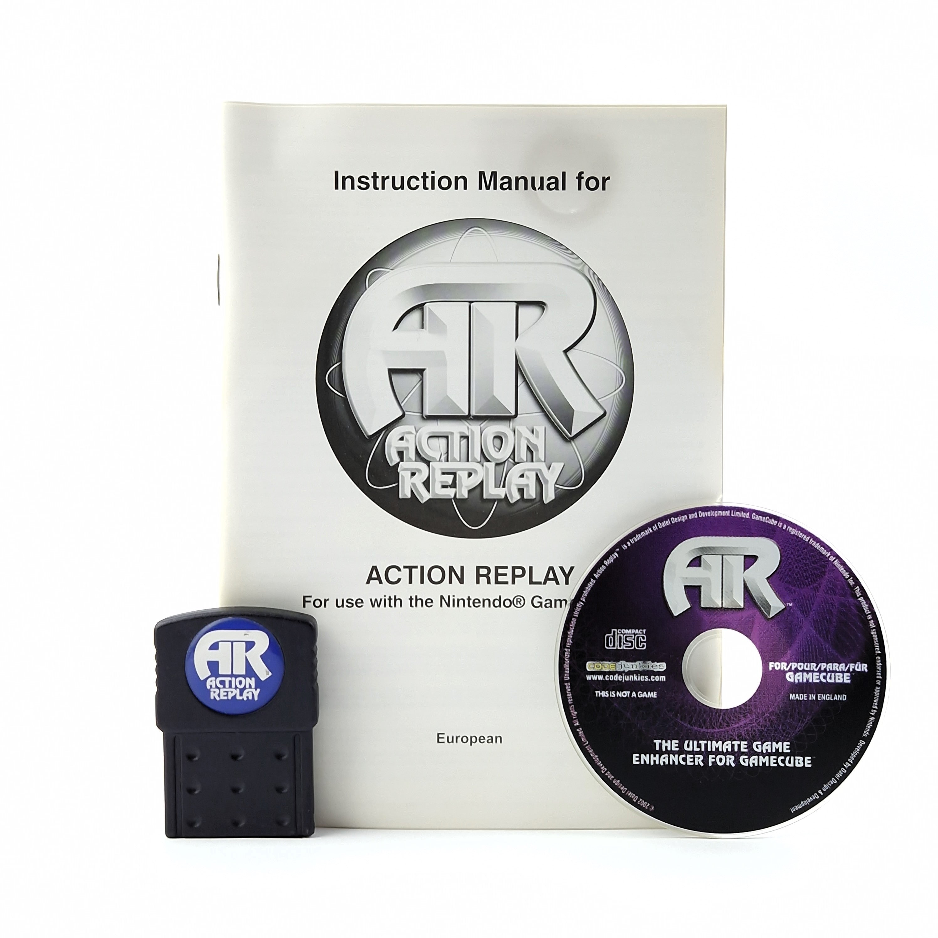 Nintendo Gamecube : AR Action Replay - Cheat CD Game Enhancer - Zubehör