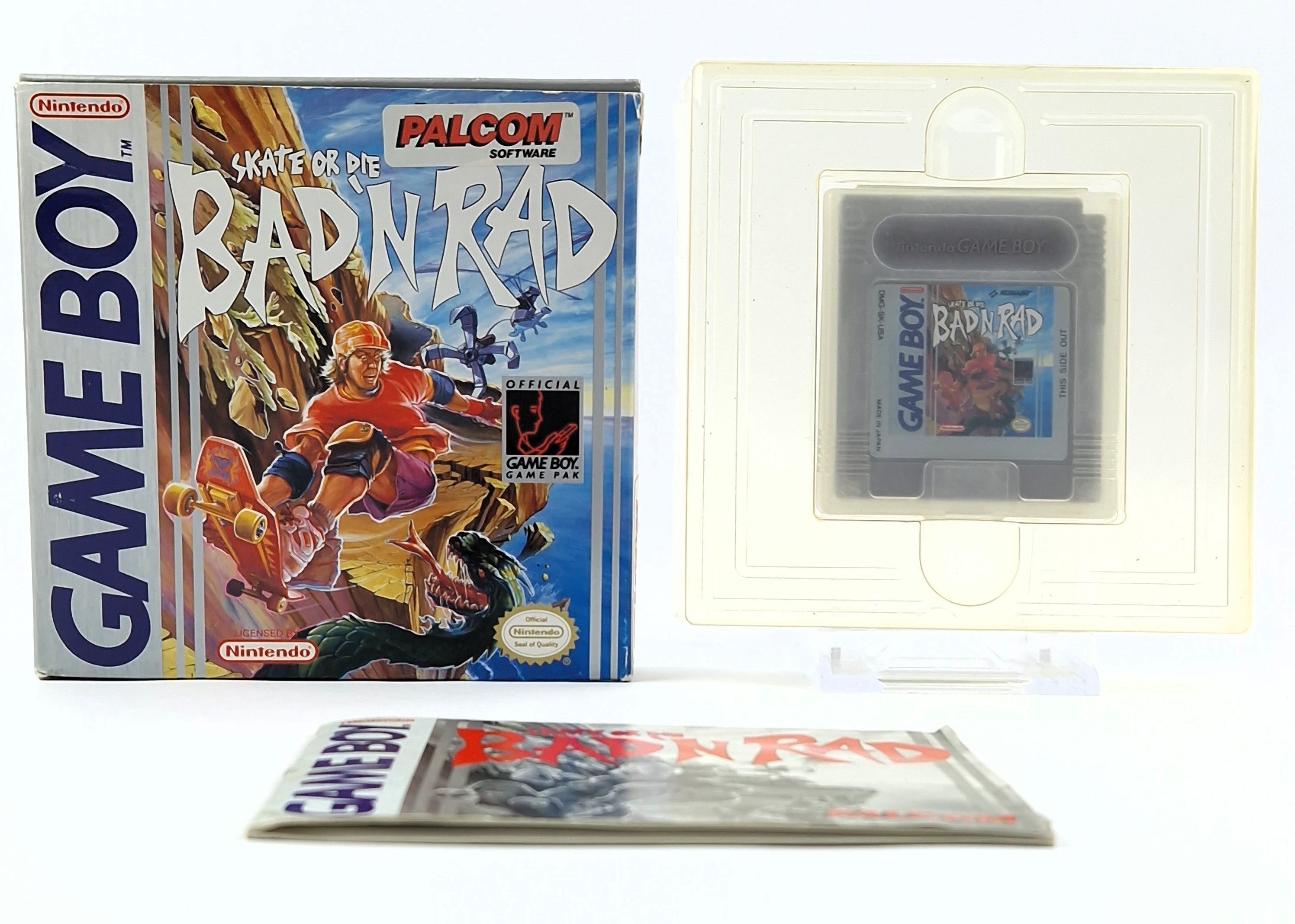 Nintendo Gameboy Spiel : Skate or Die Bad N Rad - GAME BOY Classic OVP NTSC USA