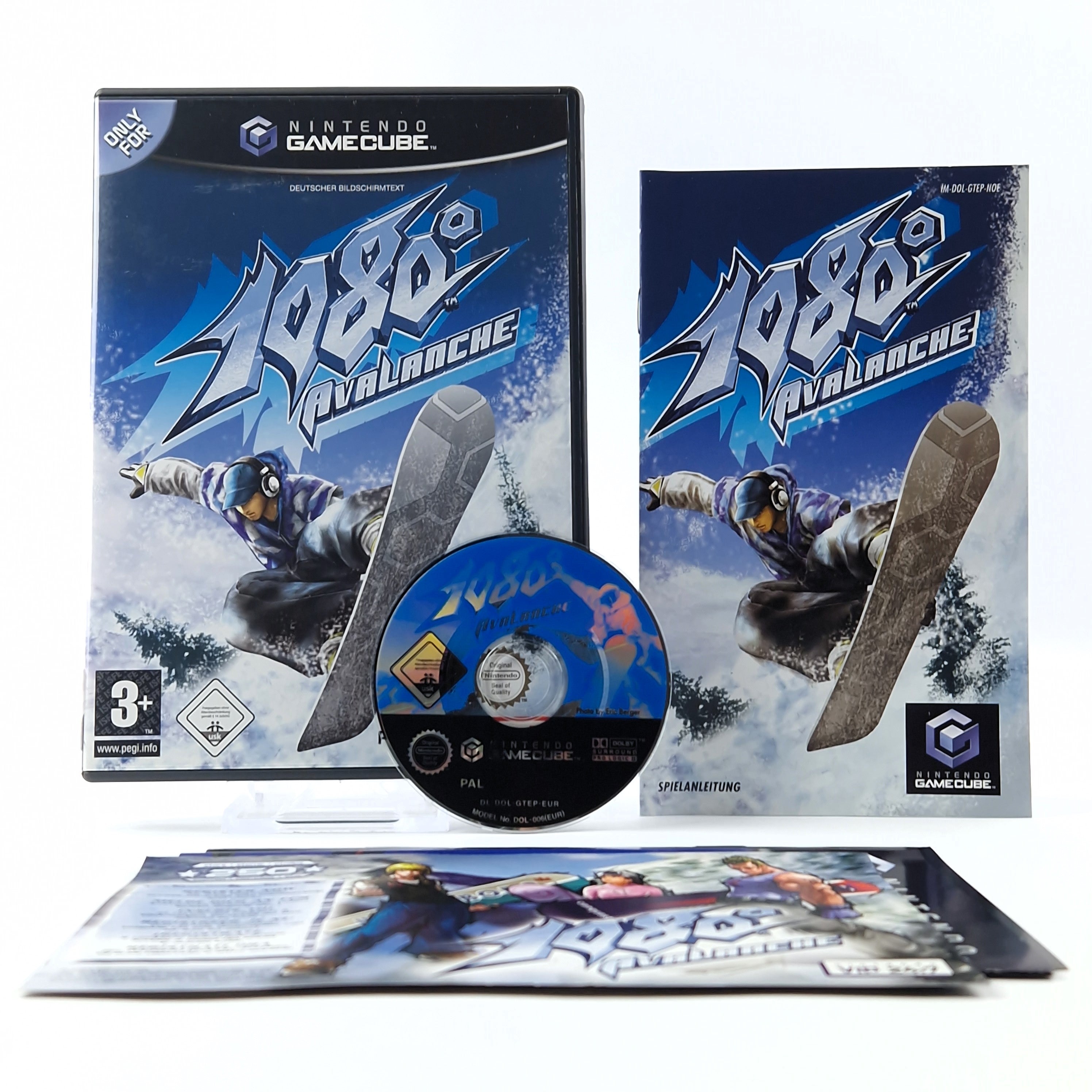 Nintendo Gamecube Spiel : 1080° Avalanche Snowboarding - CD Anleitung OVP PAL GC