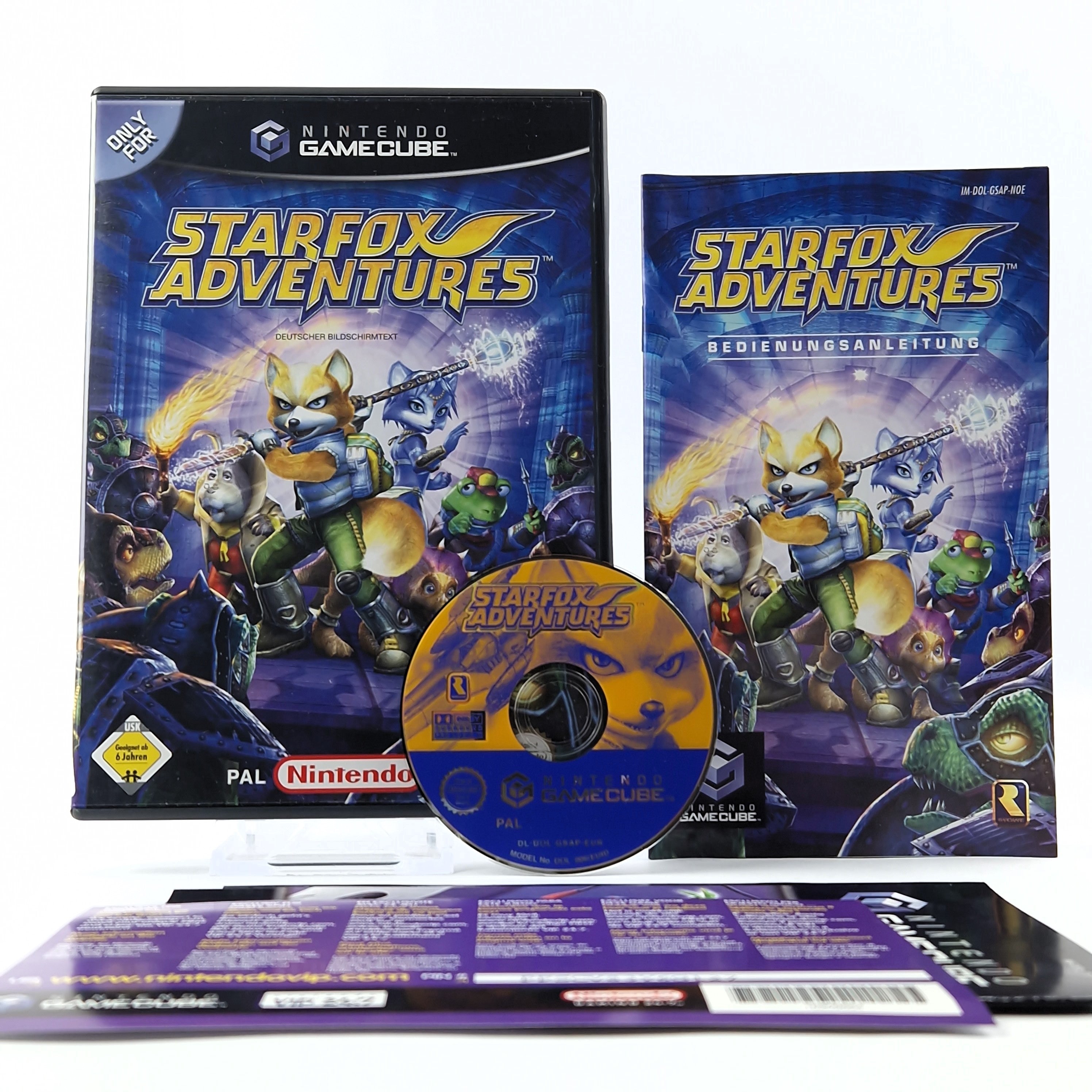 Nintendo Gamecube Spiel : Starfox Adventures - CD Anleitung OVP PAL GC