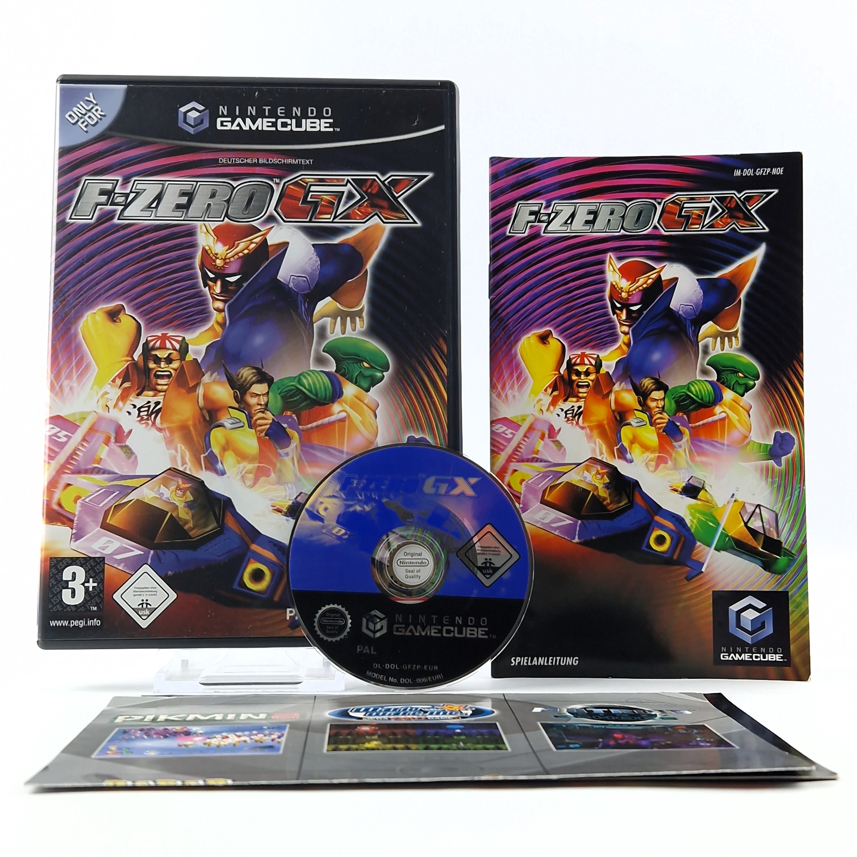 Nintendo Gamecube Spiel : F-Zero GX - CD Anleitung OVP PAL GC