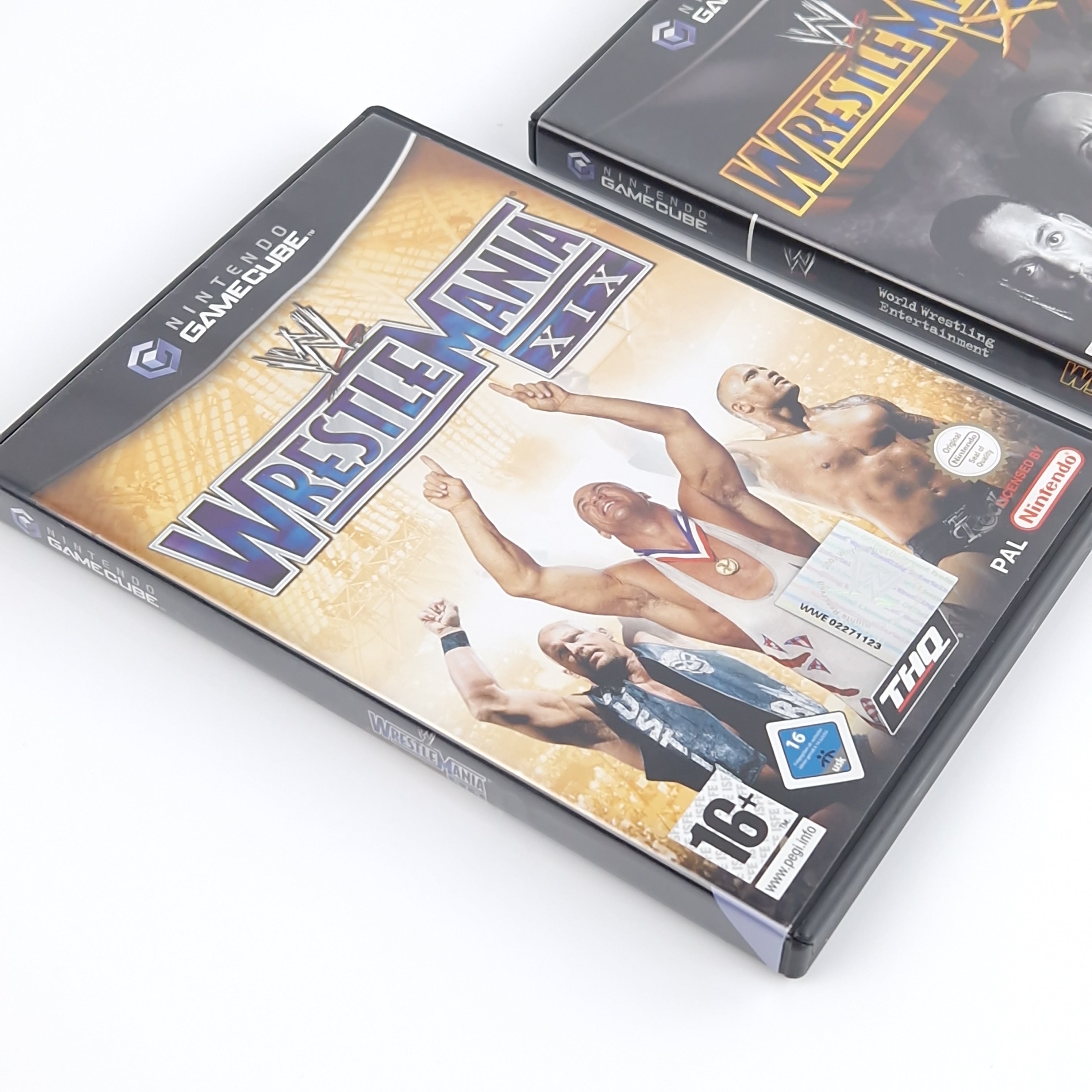 Nintendo Gamecube Spiele : WWE Wrestlemania Spiele Bundle SET - Wrestling OVP