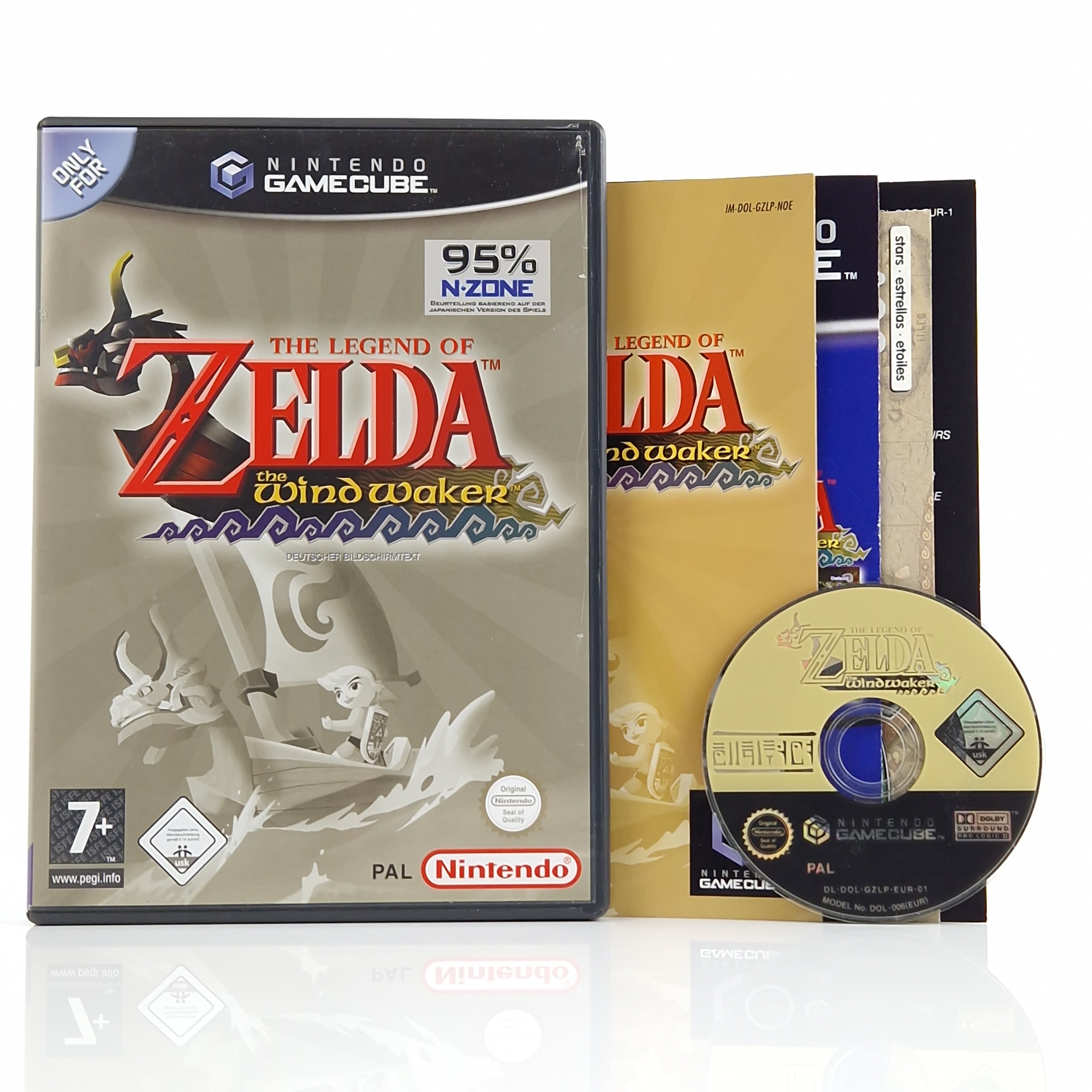 Nintendo Gamecube Spiel : Zelda The Windwaker - CD Anleitung OVP | PAL GC