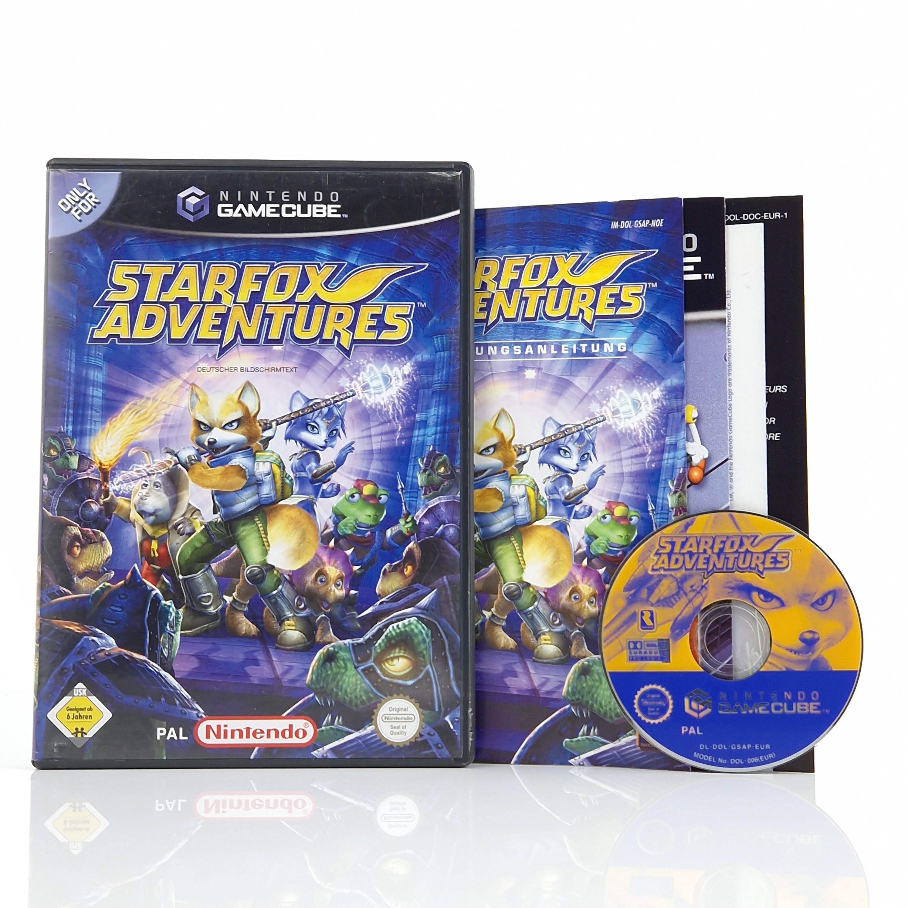 Nintendo Gamecube Spiel : Starfox Adventures - CD Anleitung OVP | dt. PAL