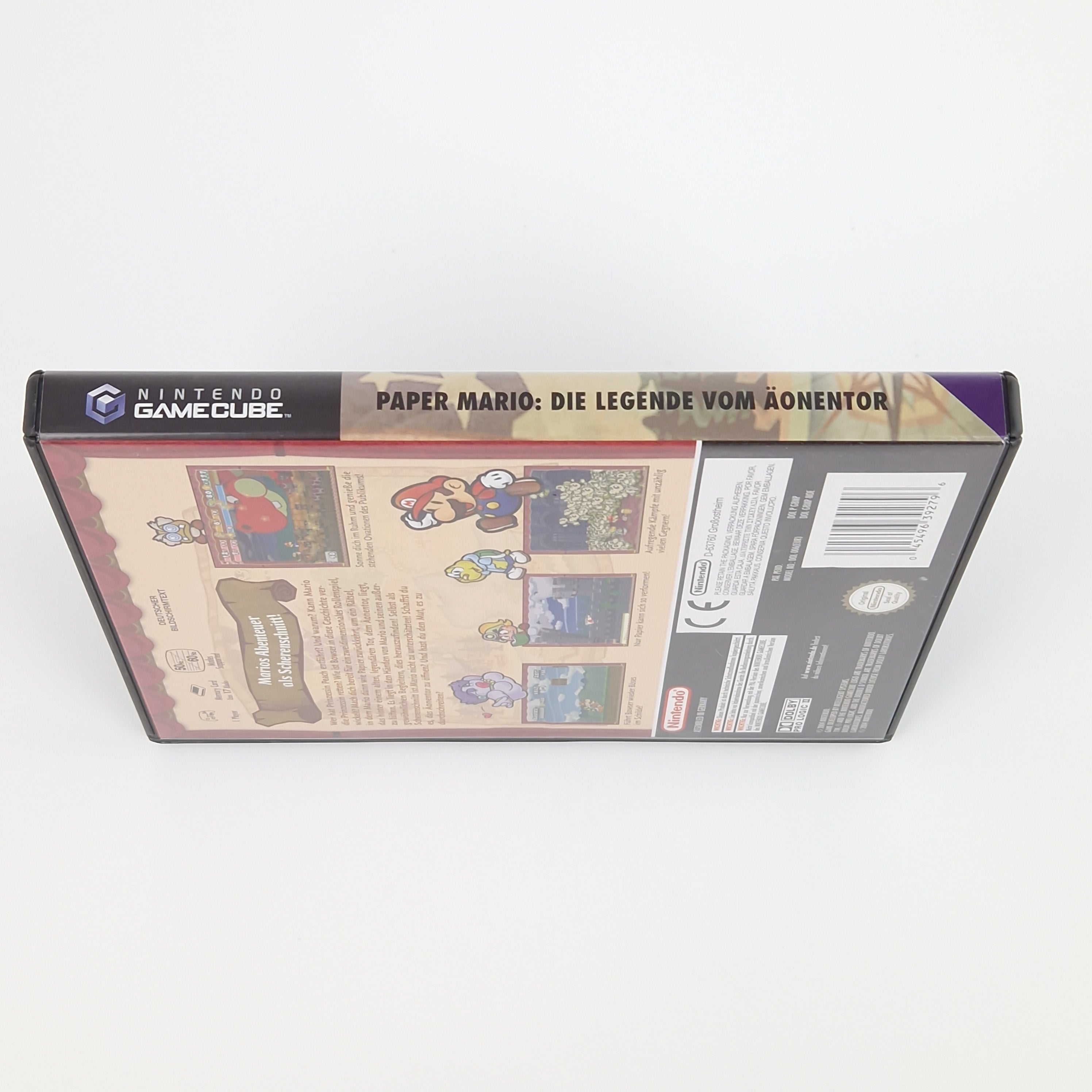 Nintendo Gamecube Spiel : Paper Mario die Legende vom Äonentor - CD OVP PAL
