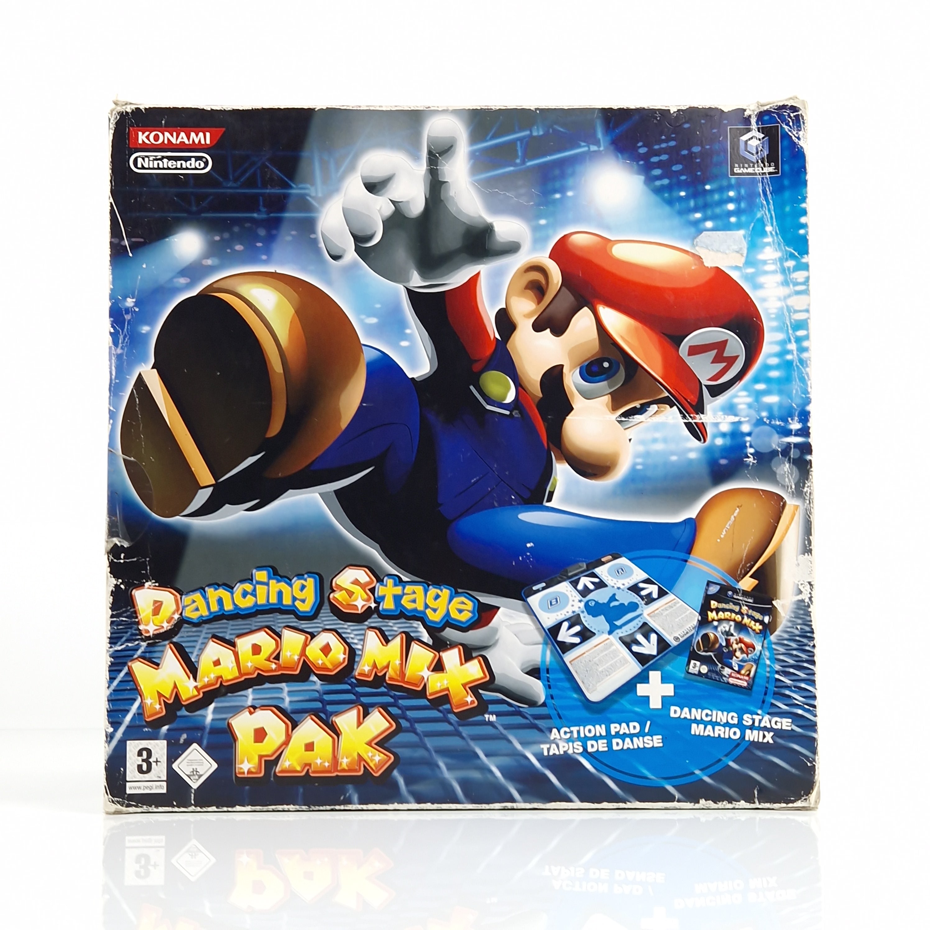 Nintendo Gamecube Spiel : Dancing Stage Mario Mix - Tanzmatte + Spiel OVP PAL