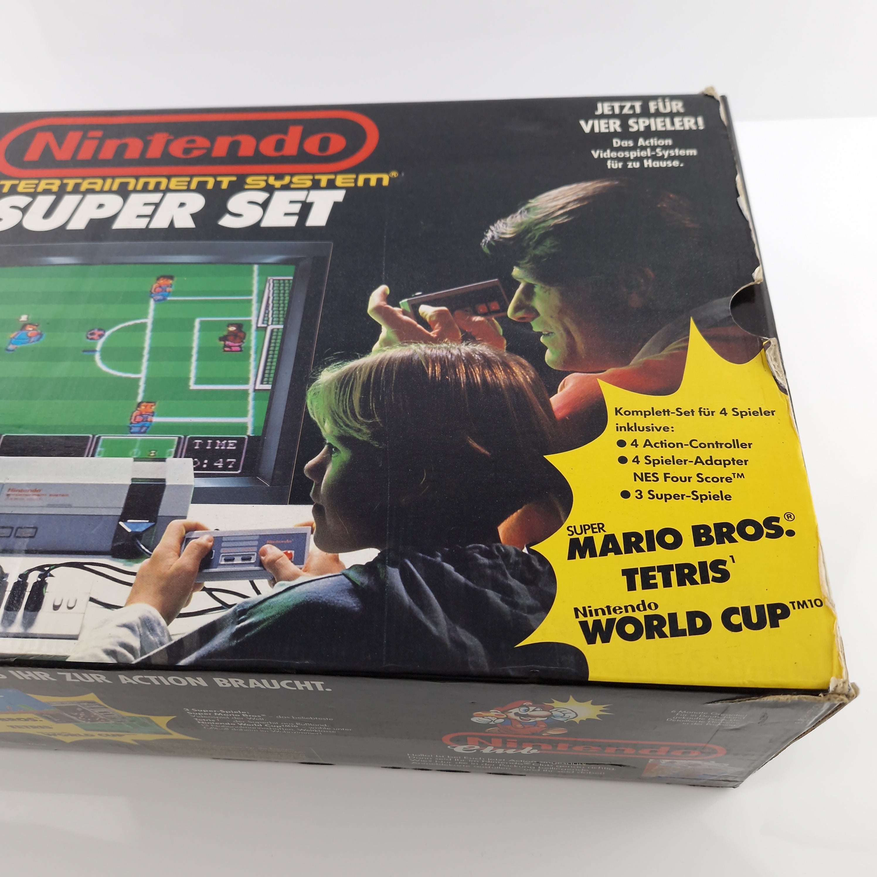Nintendo NES Konsole : Super Set 4 Players Bundle - OVP defekt unvollständig