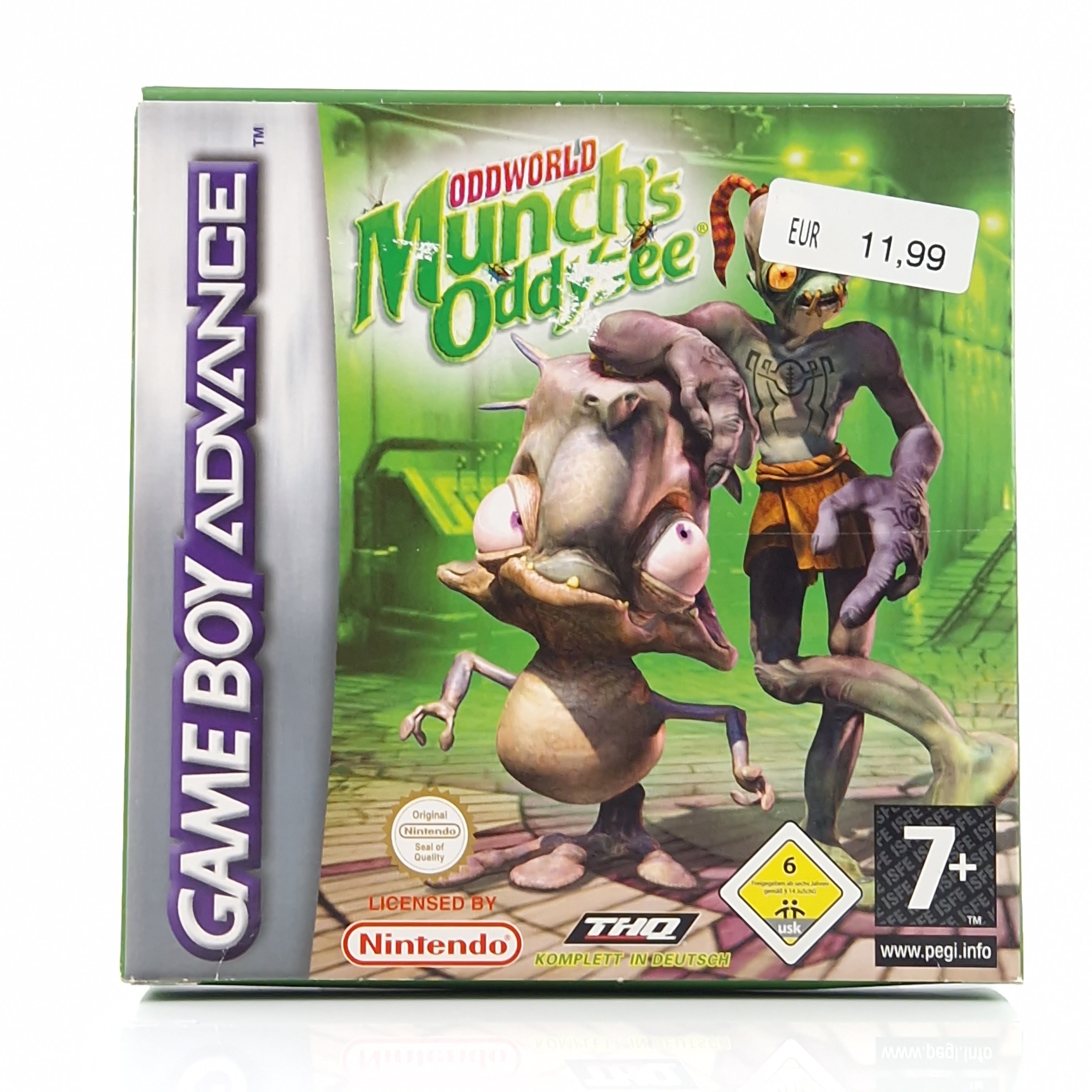 Game Boy Advance Spiel – Oddworld Munchs Oddysee OVP PAL