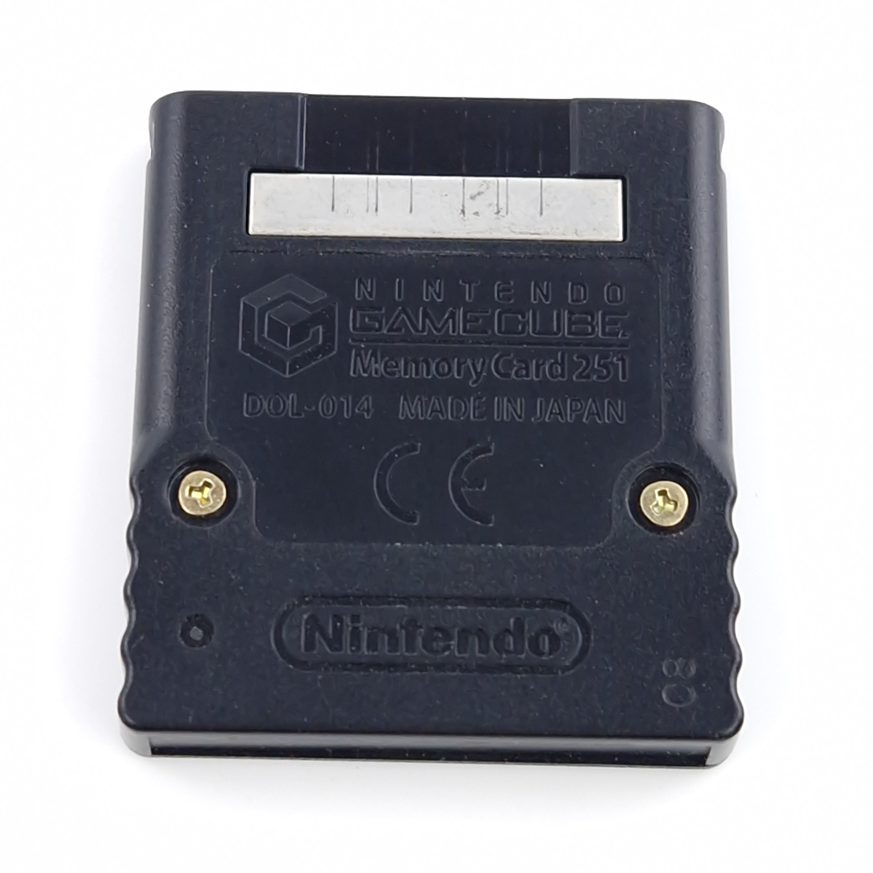 Nintendo Gamecube Zubehör : Original Speicherkarte Memory Card Schwarz Black