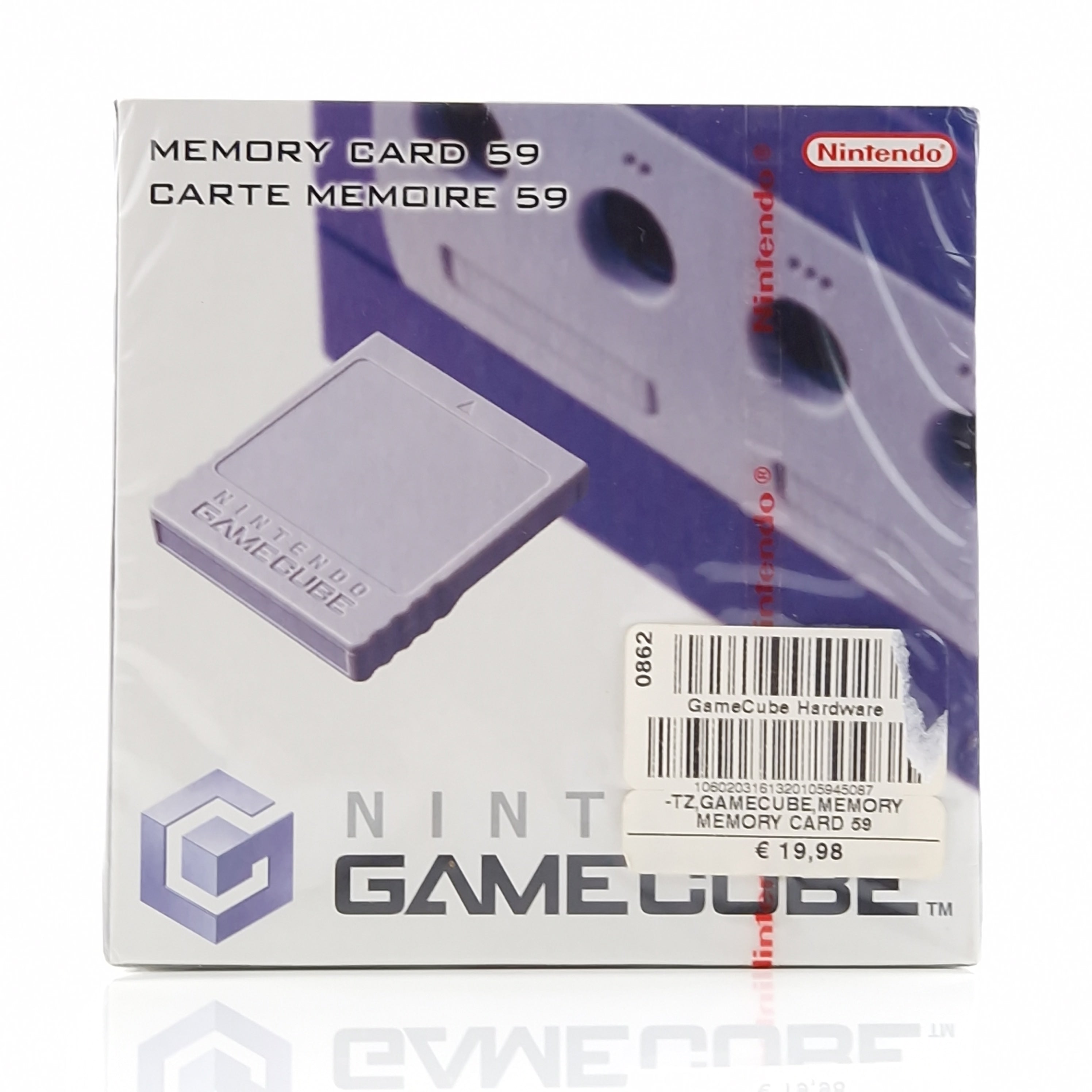 Nintendo Gamecube Zubehör : Original Speicherkarte Memory Card Grau Sealed NEU