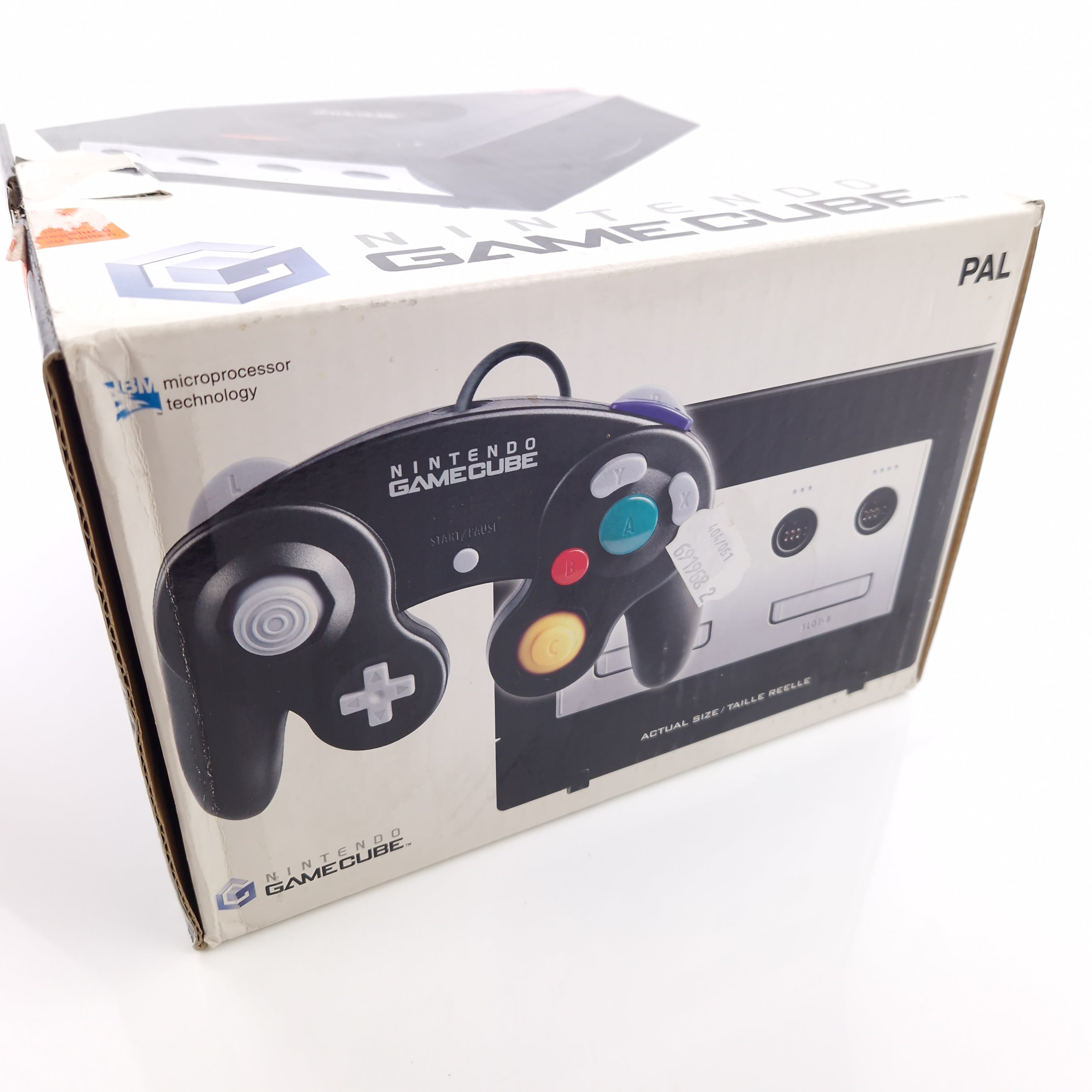 Nintendo Gamecube Konsole in OVP - Schwarz Black GC PAL Console