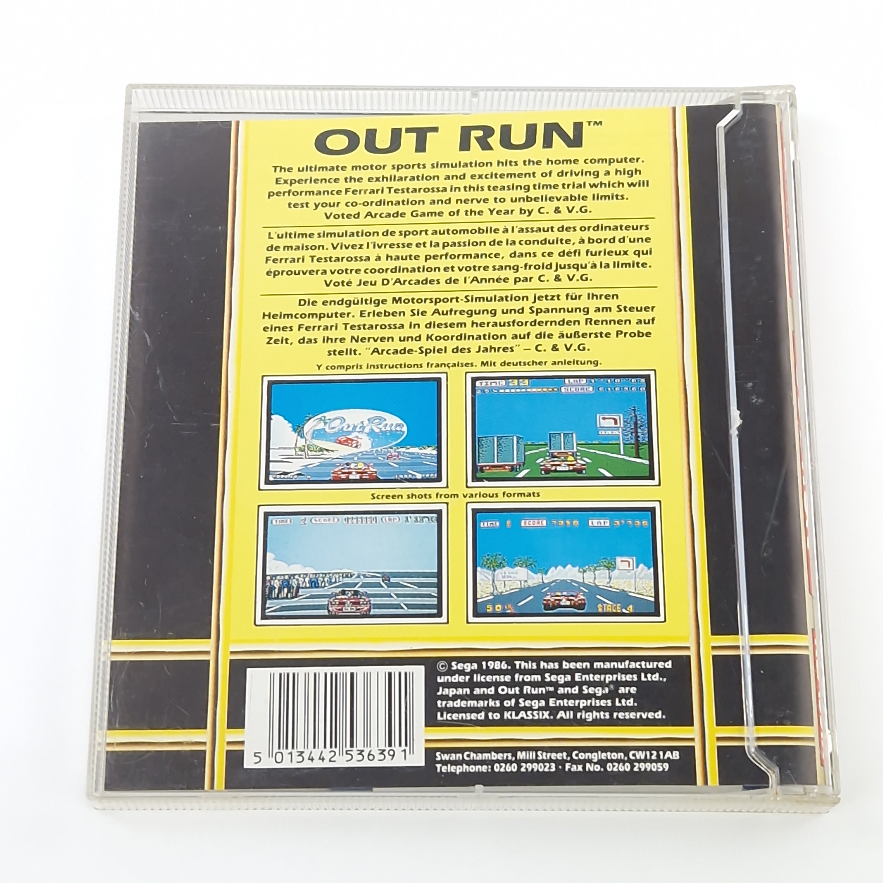 Atari ST STE Spiel : Out Run Start - Diskette OVP ohne Anleitung - Amiga