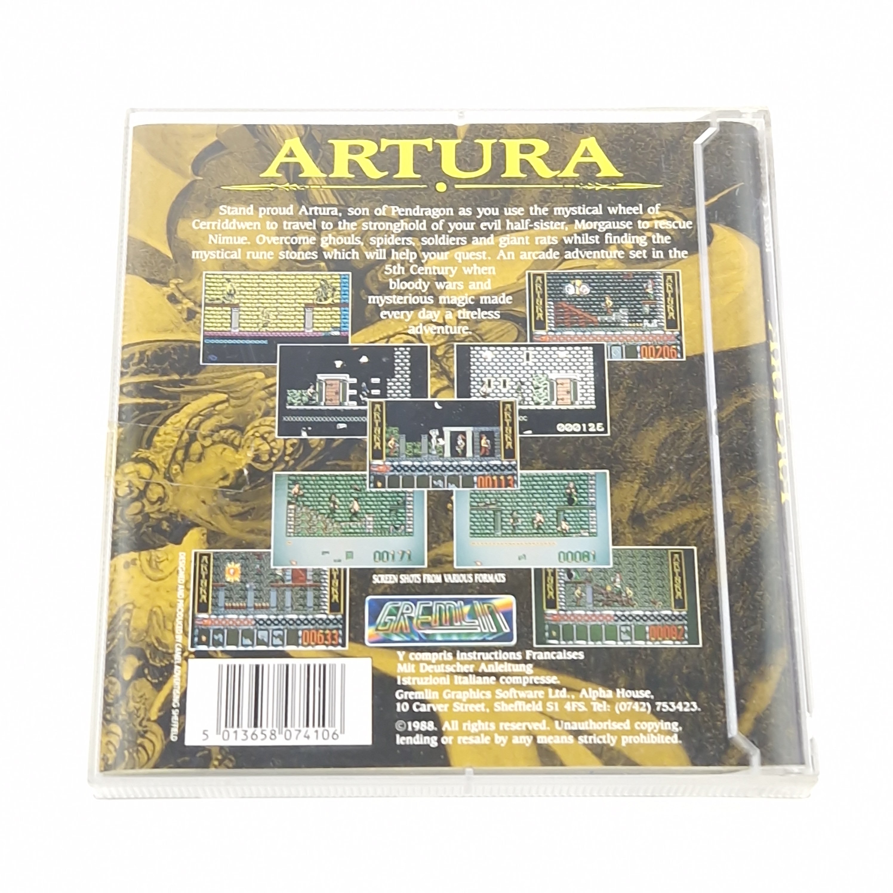 Atari ST STE Spiel : Artura - Diskette OVP Anleitung / Jewel Case