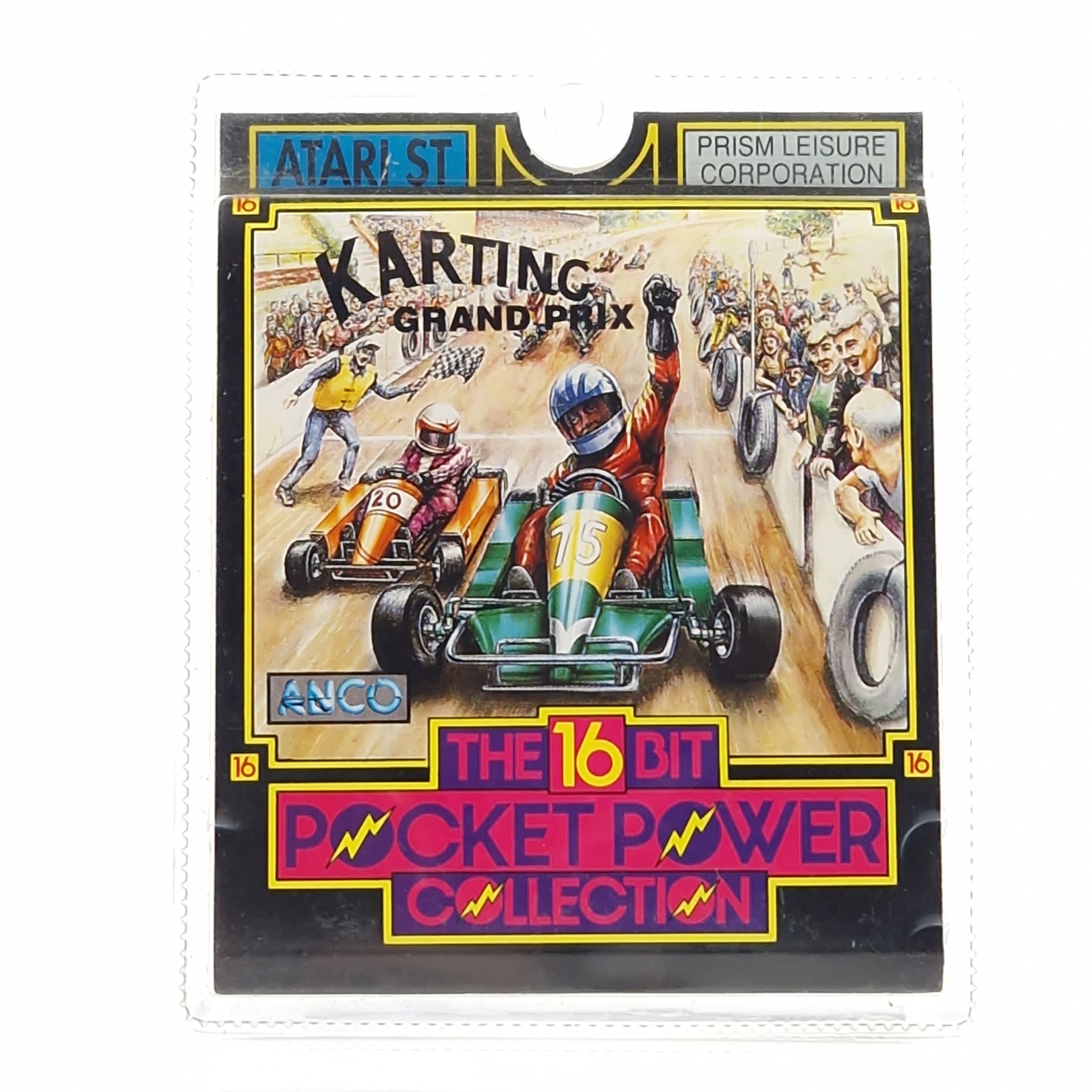 Atari ST STE Spiel : Karting Grand Prix The 16 Bit Pocket Power Collection Disk