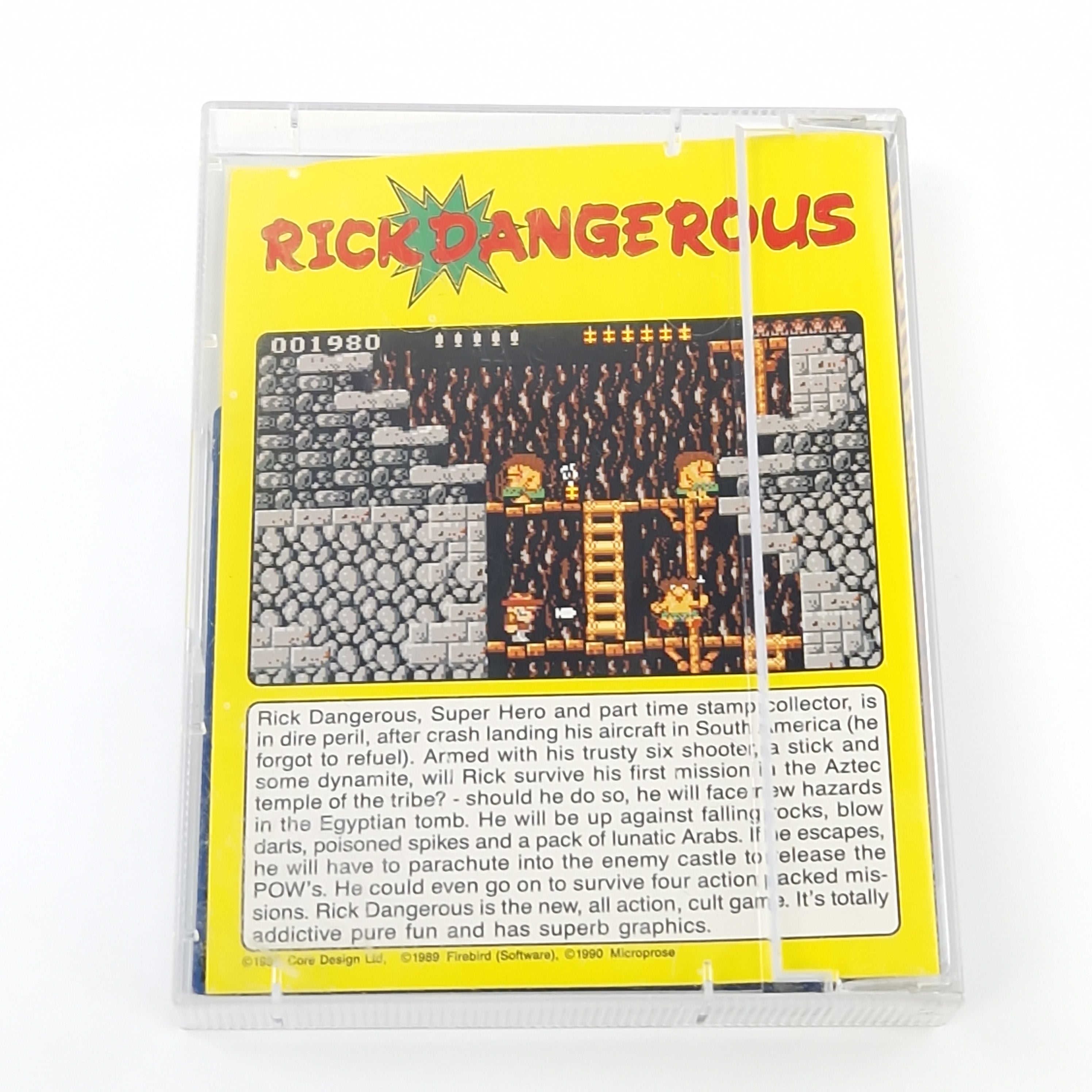 Atari ST STE Spiel : Rick Dangerous - Diskette Jewel Case OVP Anleitung