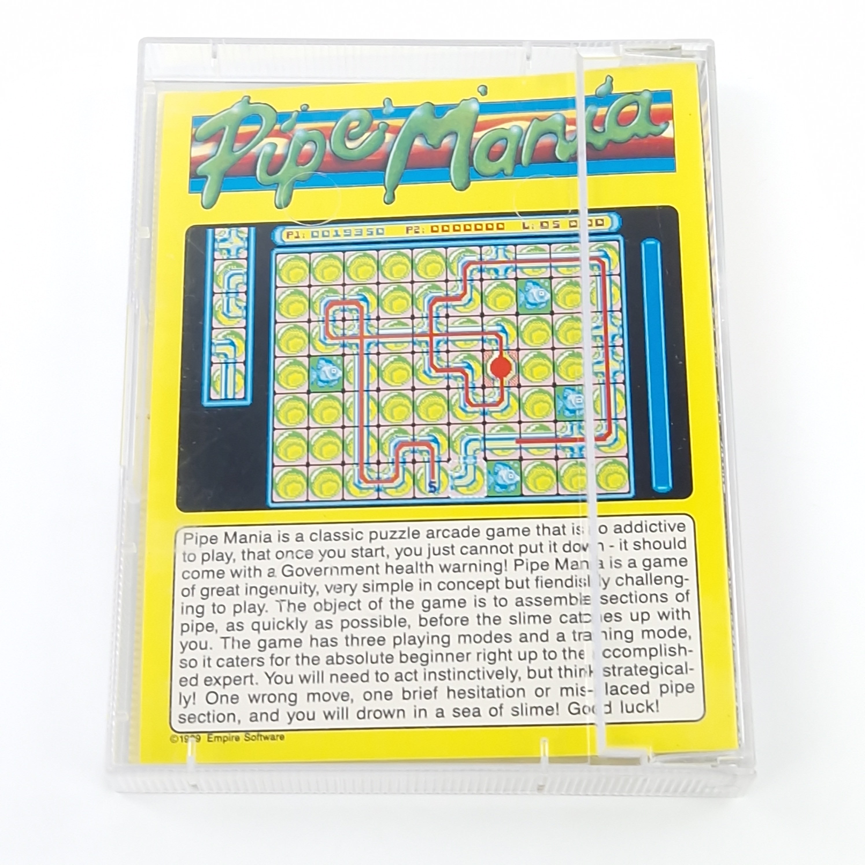 Atari ST STE Spiel : Pipe Mania - Diskette Jewel Case OVP Anleitung / Tenstar