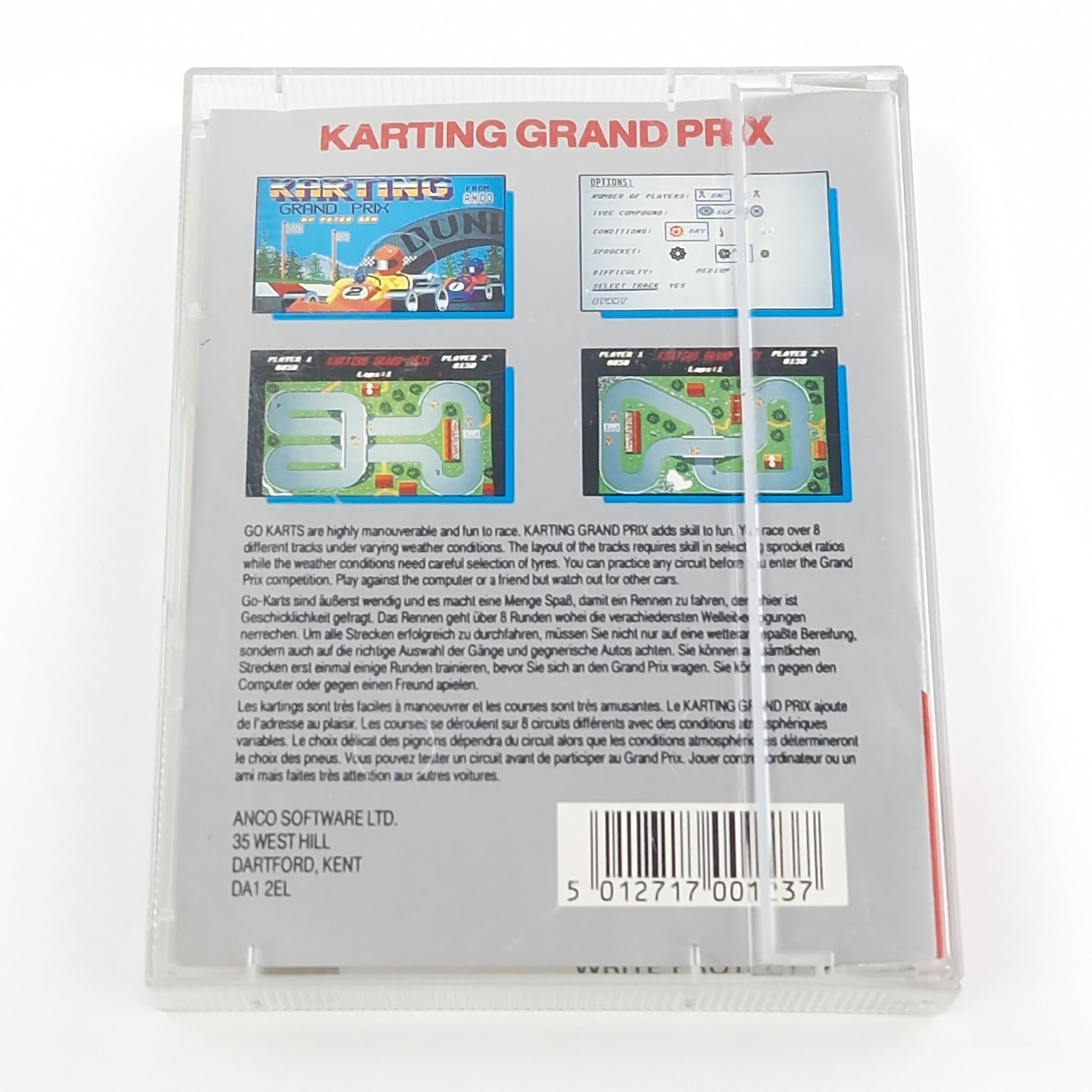 Atari ST STE Spiel : Karting Grand Prix - Diskette Jewel Case OVP Anleitung