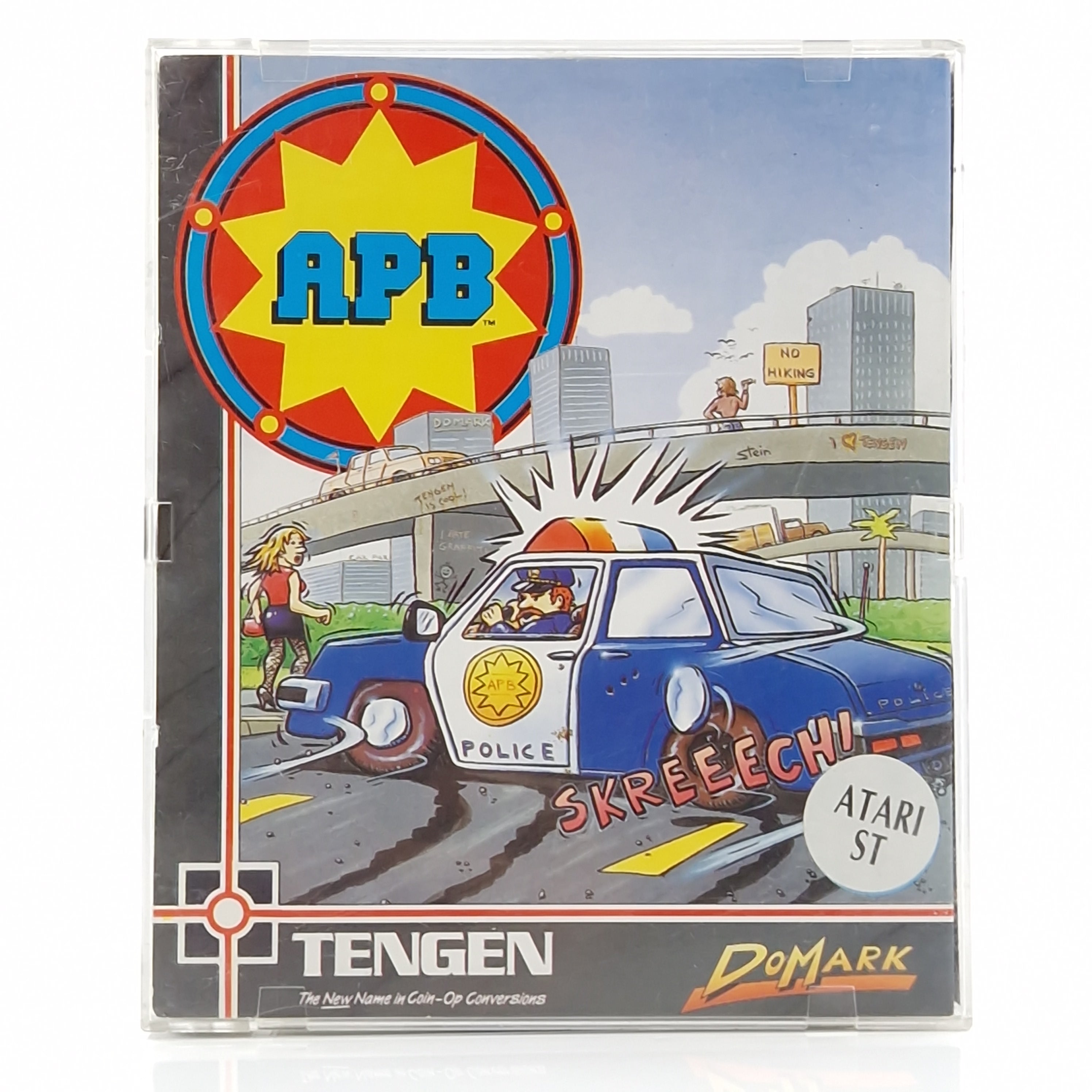 Atari ST STE Spiel : APB All-Points Bulletin - Diskette Jewel Case OVP Anleitung
