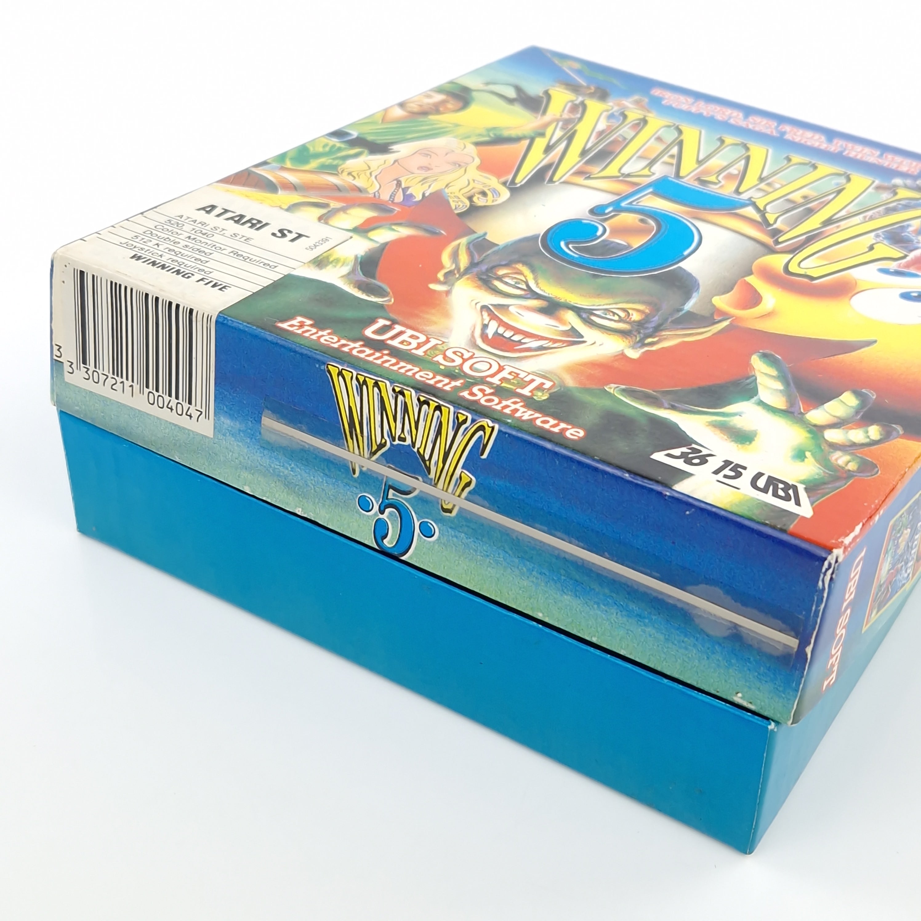 Atari ST STE Spiel : Winning 5 - Diskette OVP Anleitung / Ubisoft