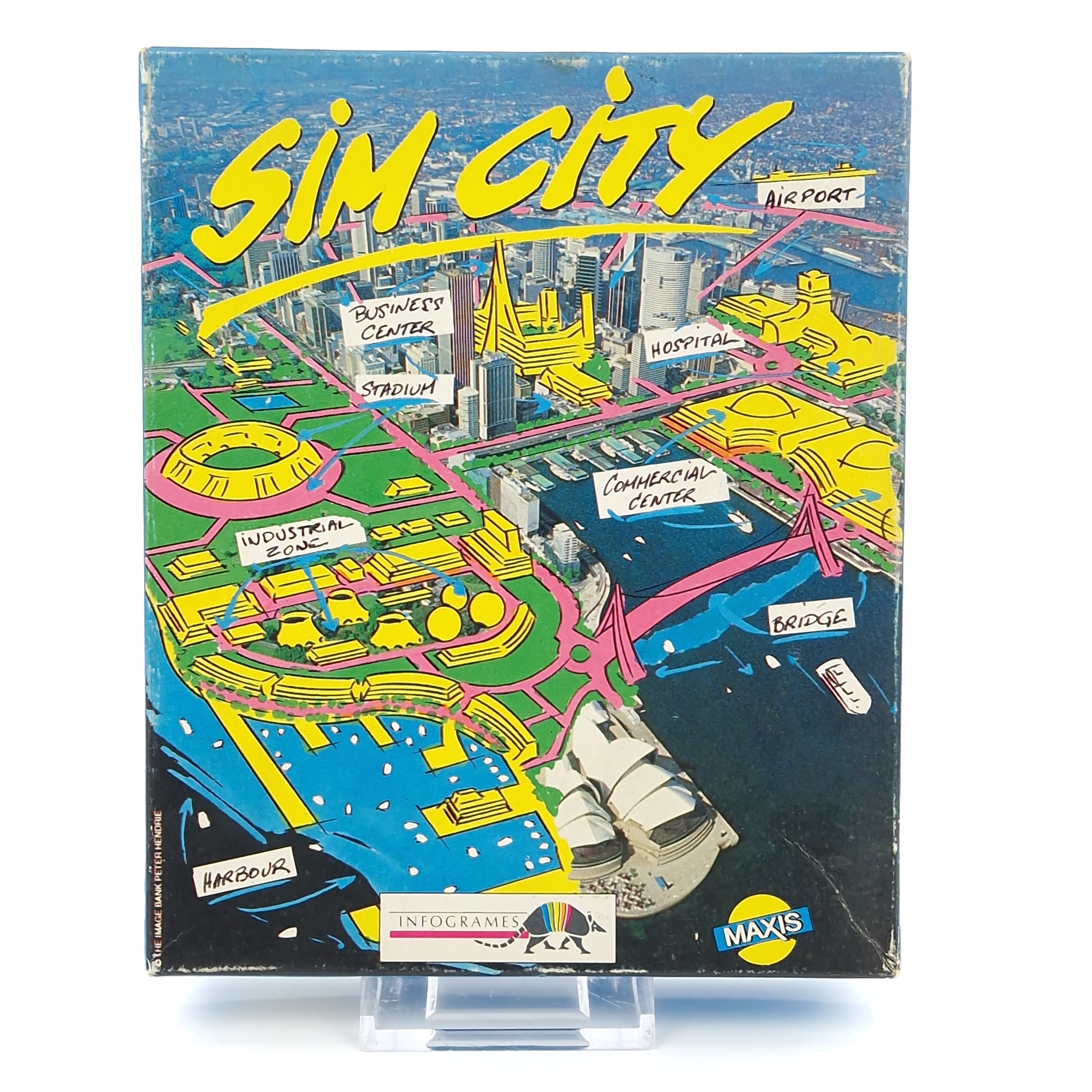 Atari ST STE Spiel : Sim City - Diskette OVP Anleitung / Infogrames