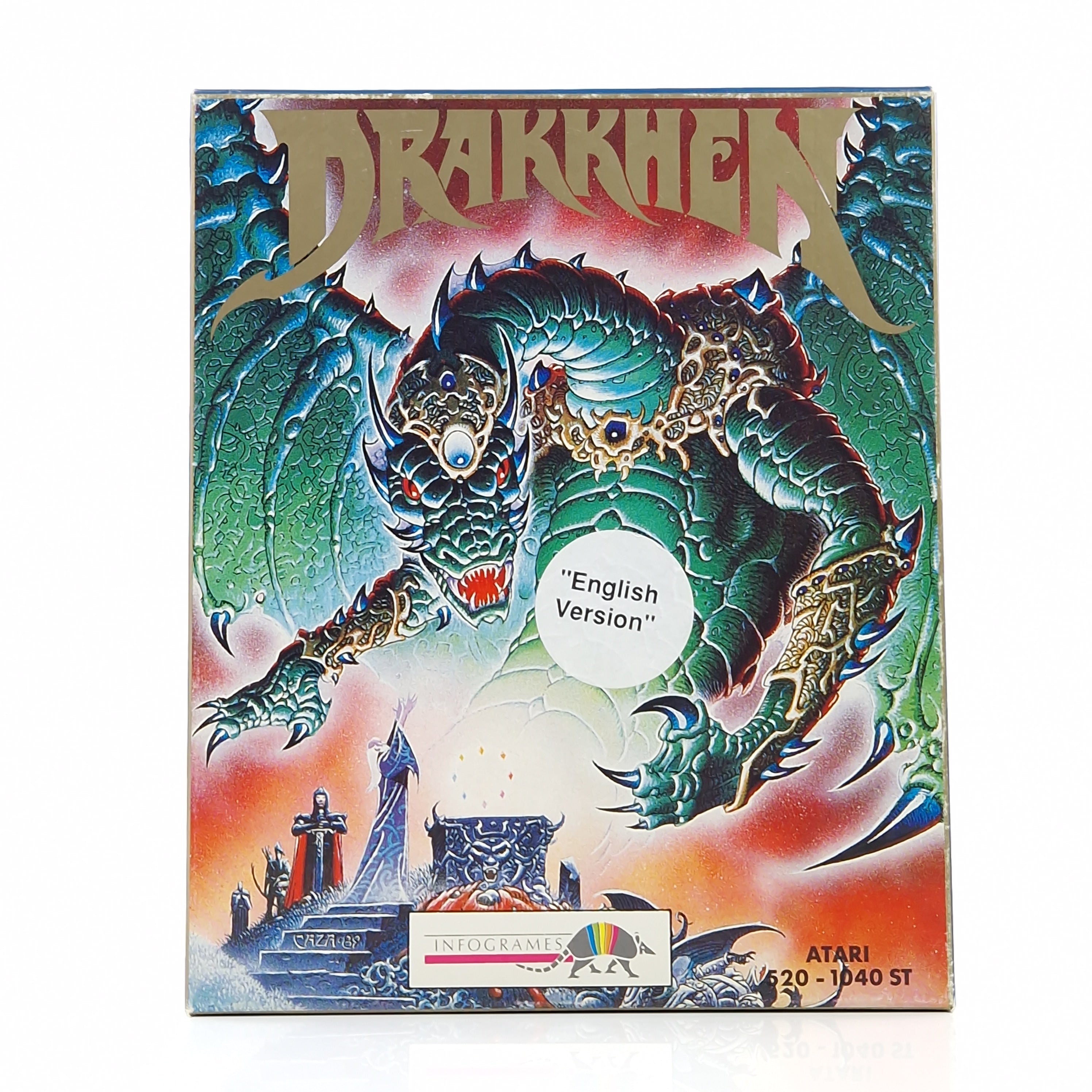Atari ST STE Spiel : Drakkhen - Diskette Anleitung OVP / Infogrames