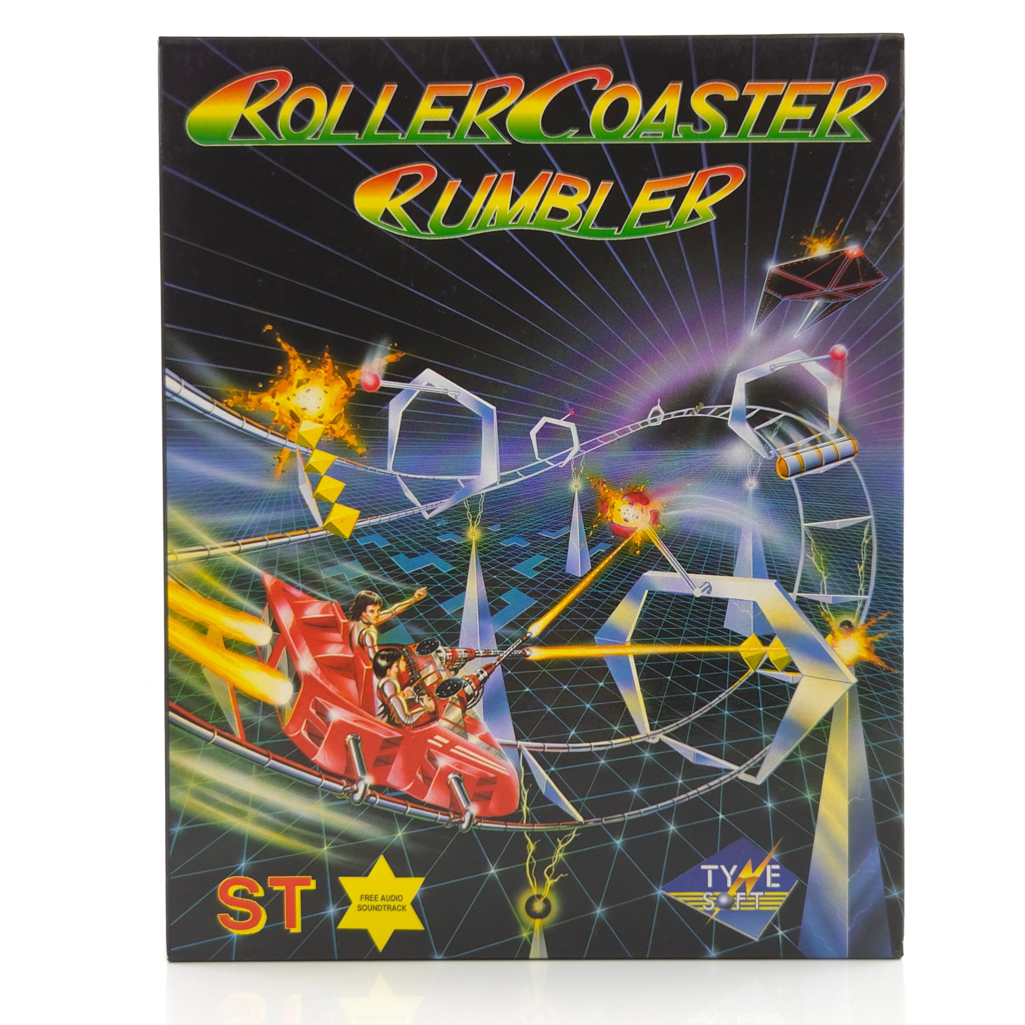 Atari ST STE Spiel : Roller Coaster Rumbler - Diskette OVP Anleitung Kasette