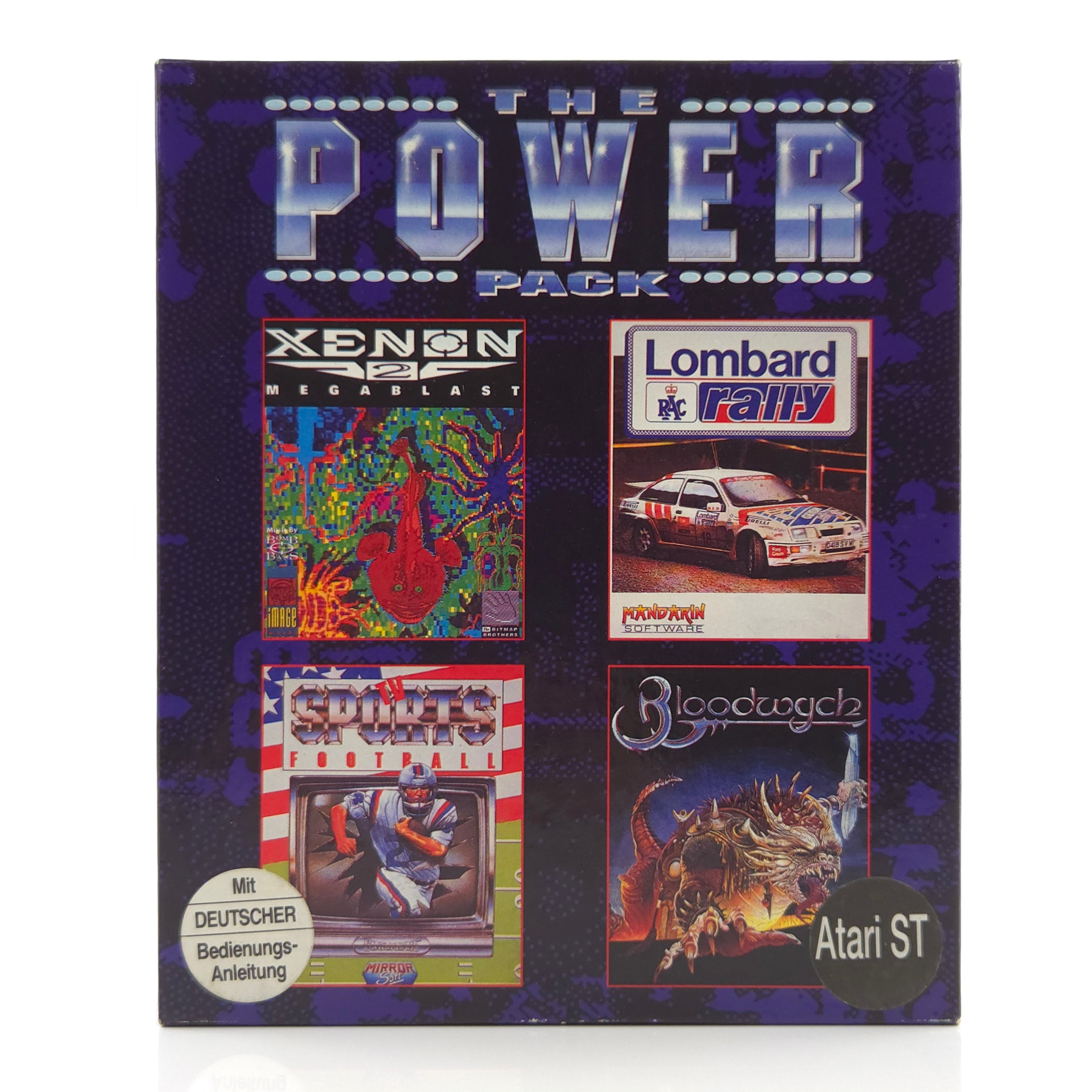 Atari ST STE Spiel : The Power Pack - Diskette OVP Anleitung / 4 Spiele