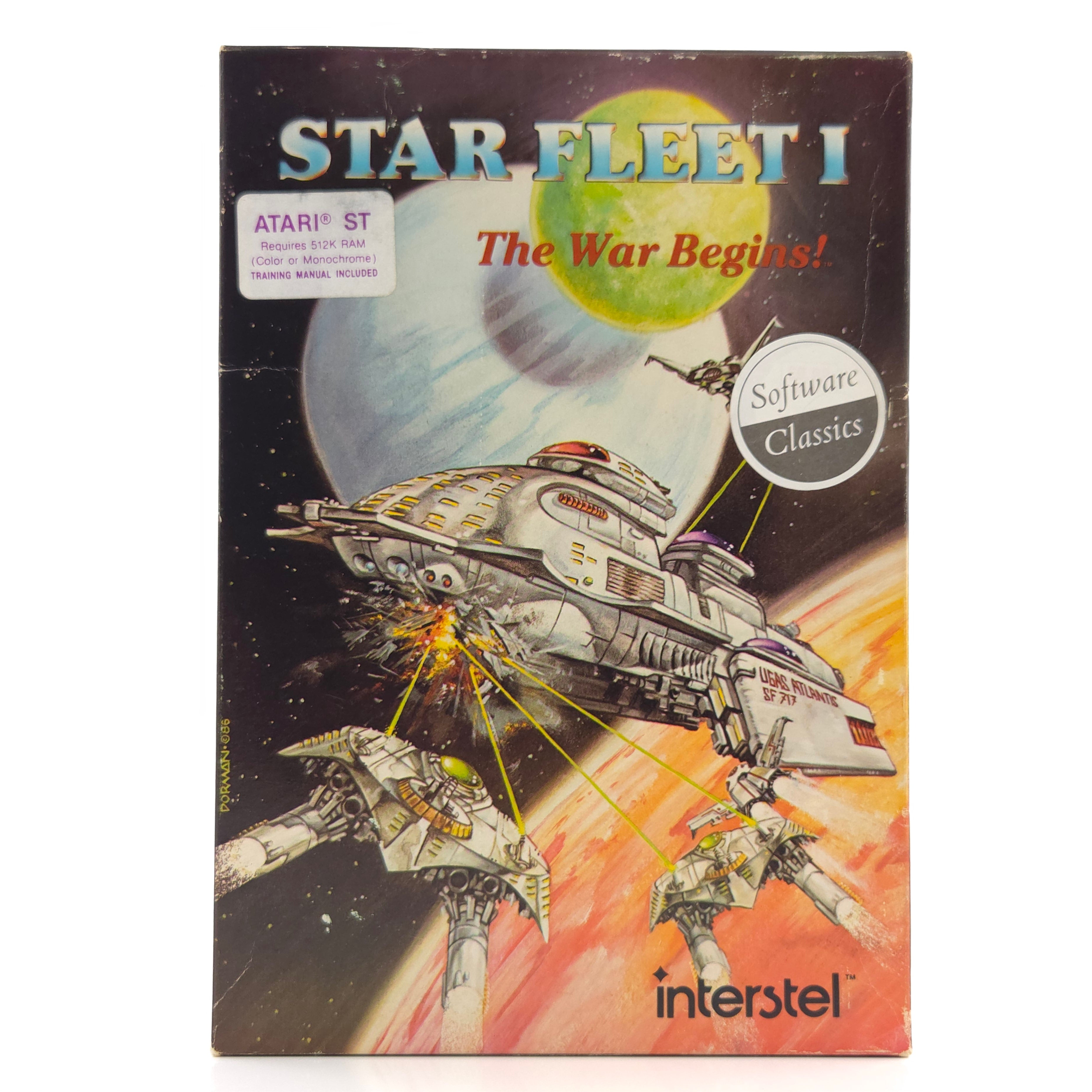 Atari ST STE Spiel : Star Fleet I The War Begins! - Diskette Anleitung OVP