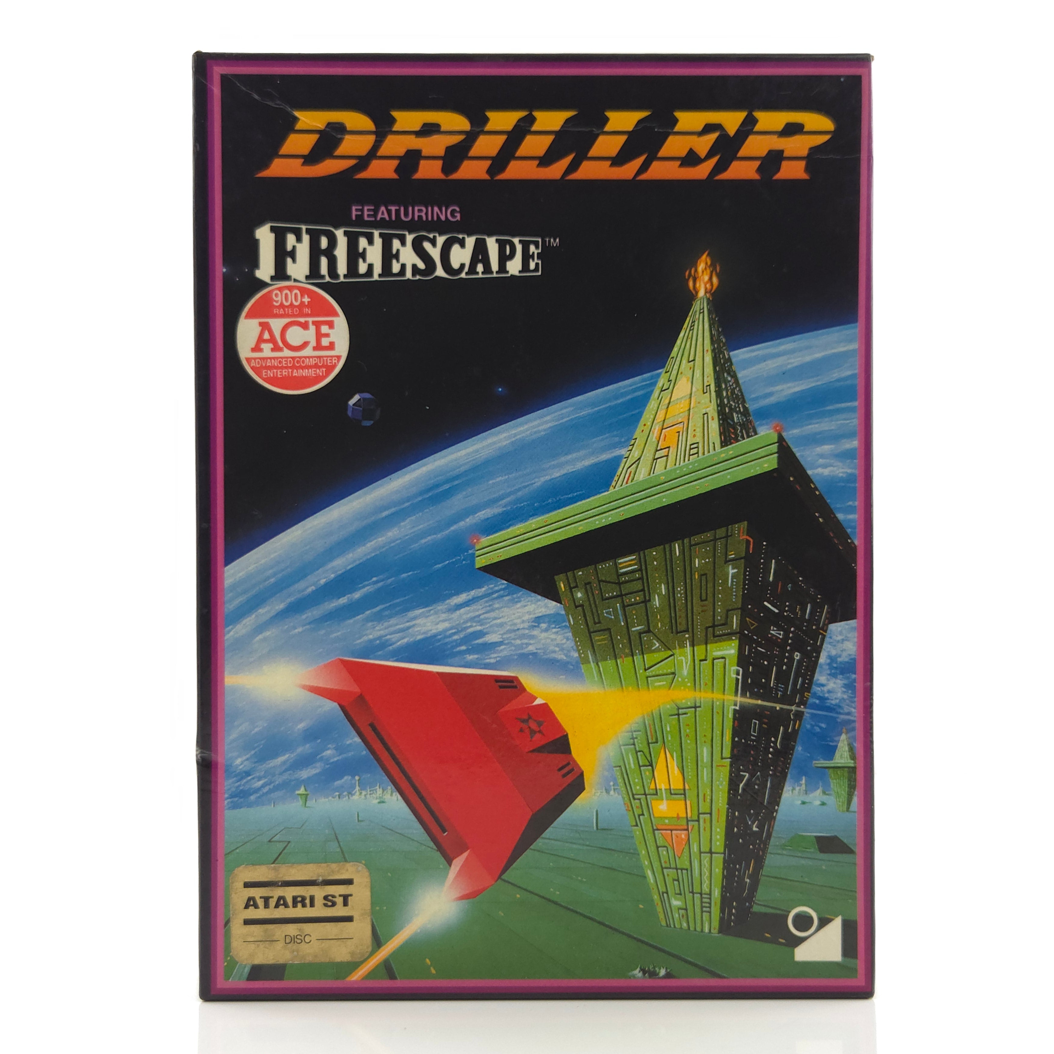 Atari ST STE Spiel : Driller featuring Freescape - Diskette Anleitung OVP