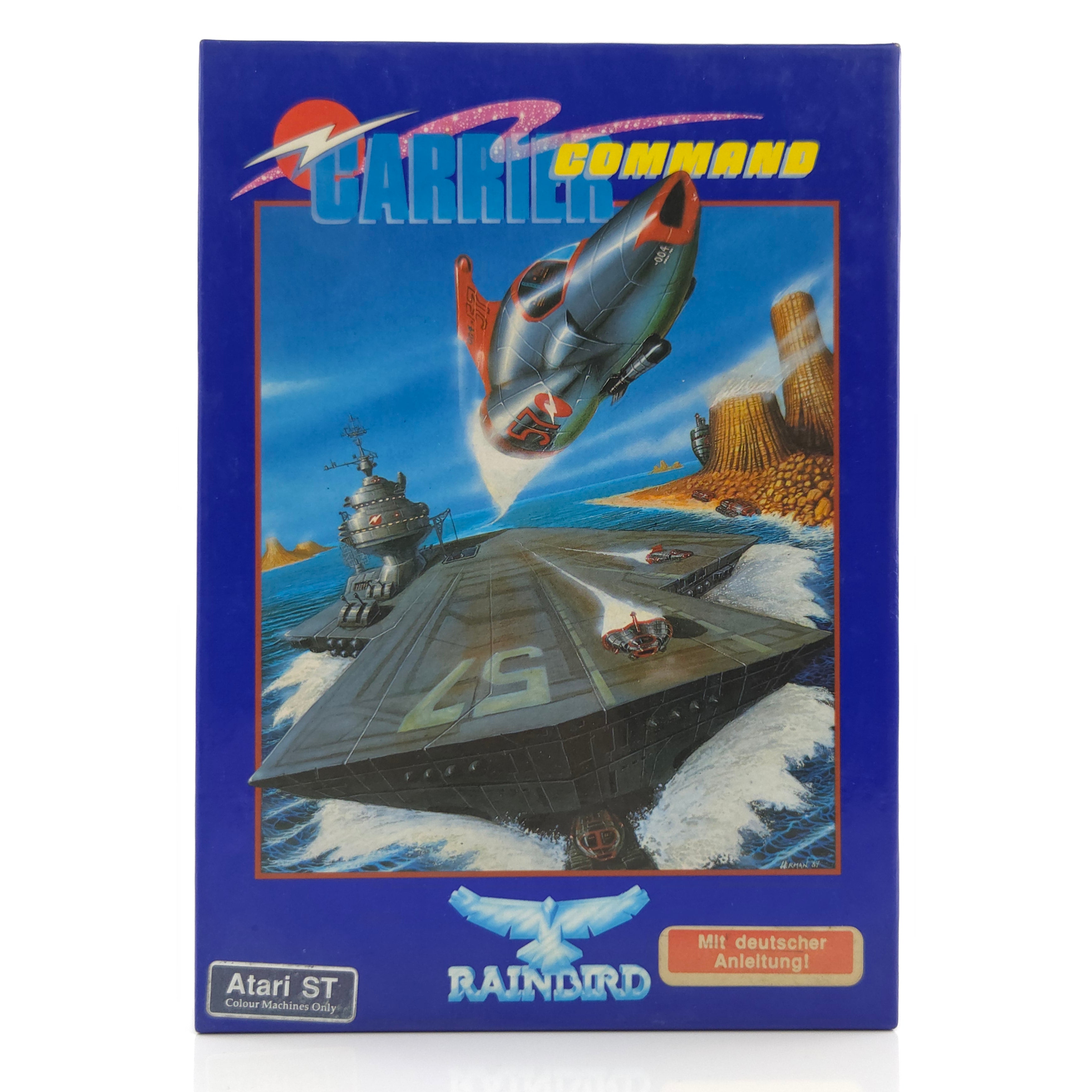 Atari ST STE Spiel : Carrier Command - Diskette Anleitung OVP Kasette