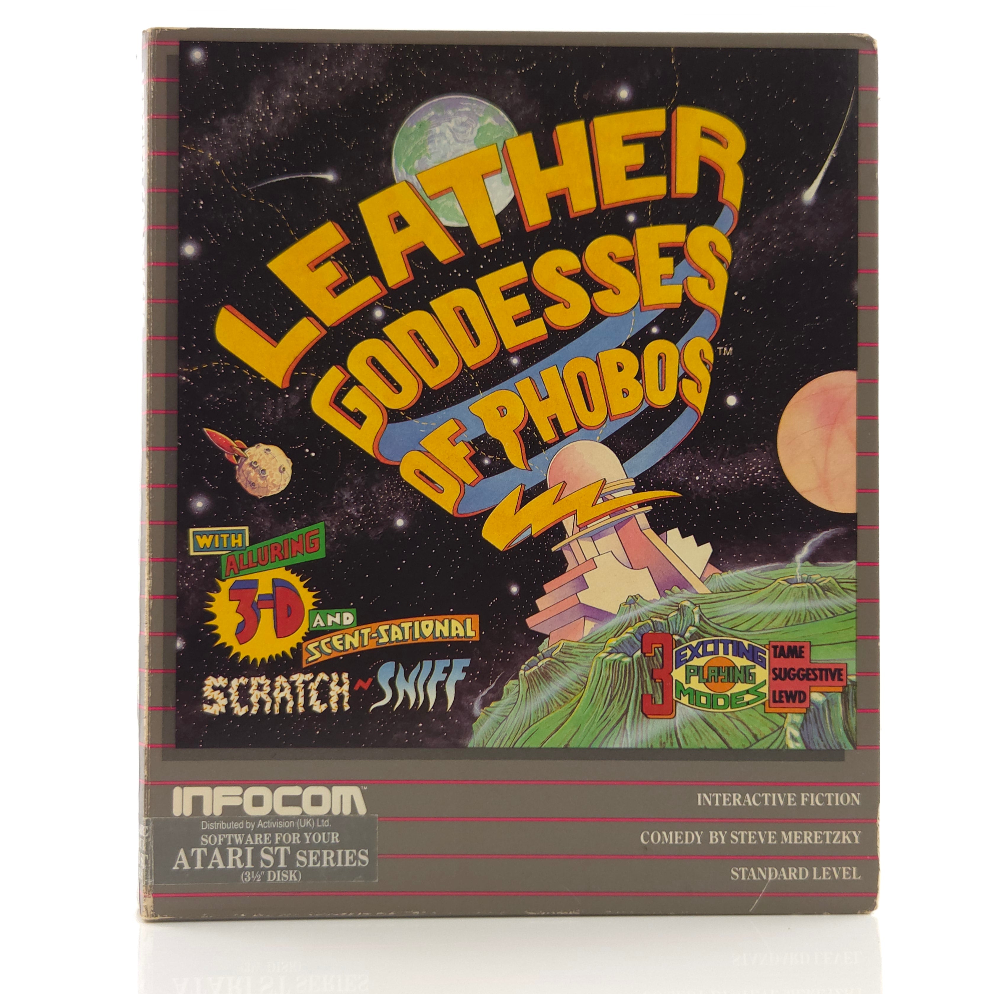 Atari ST STE Spiel : Leather Goddesses of Phobos - Diskette Anleitung OVP