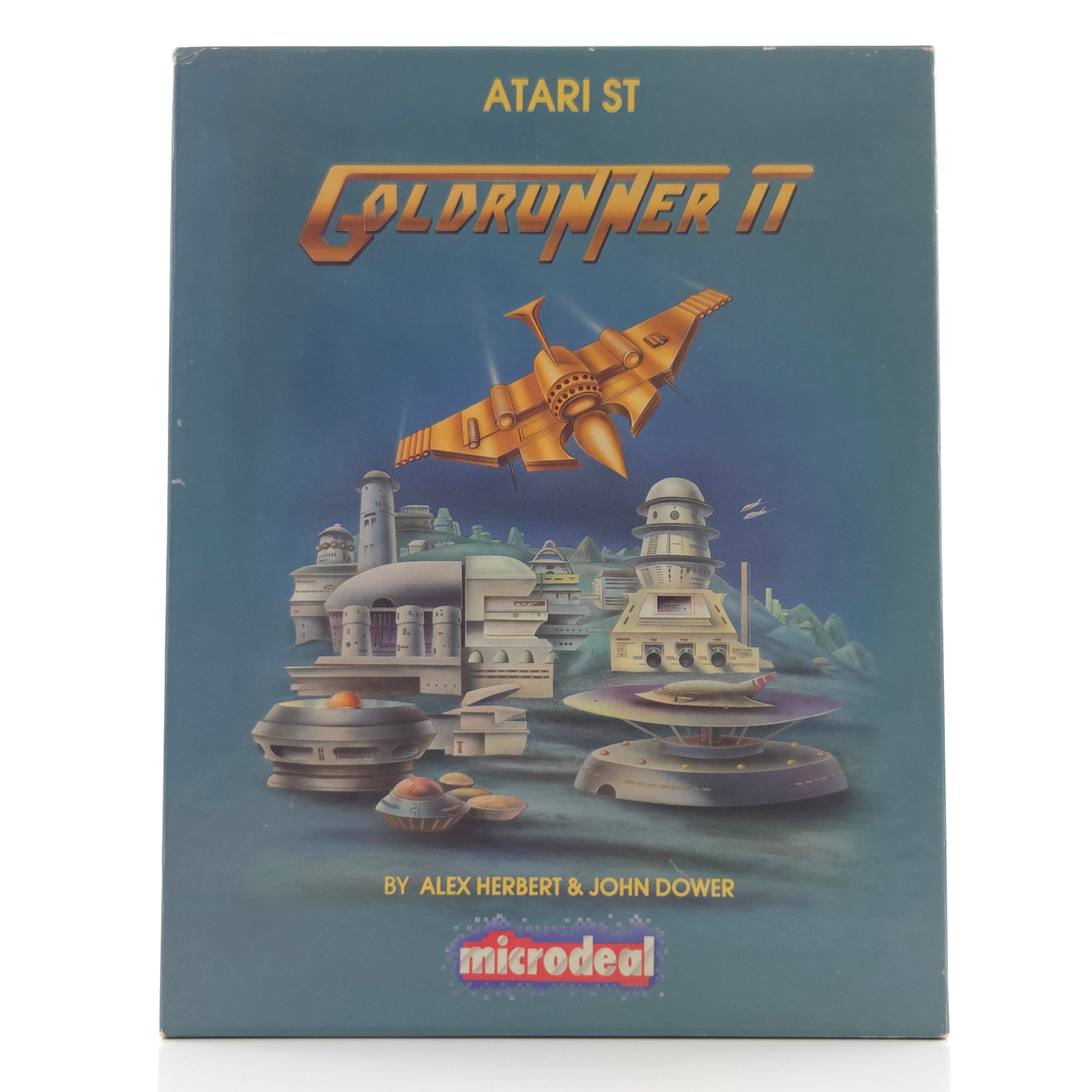 Atari ST STE Spiel : Goldrunner II - Diskette Anleitung OVP Big Box / Microdeal