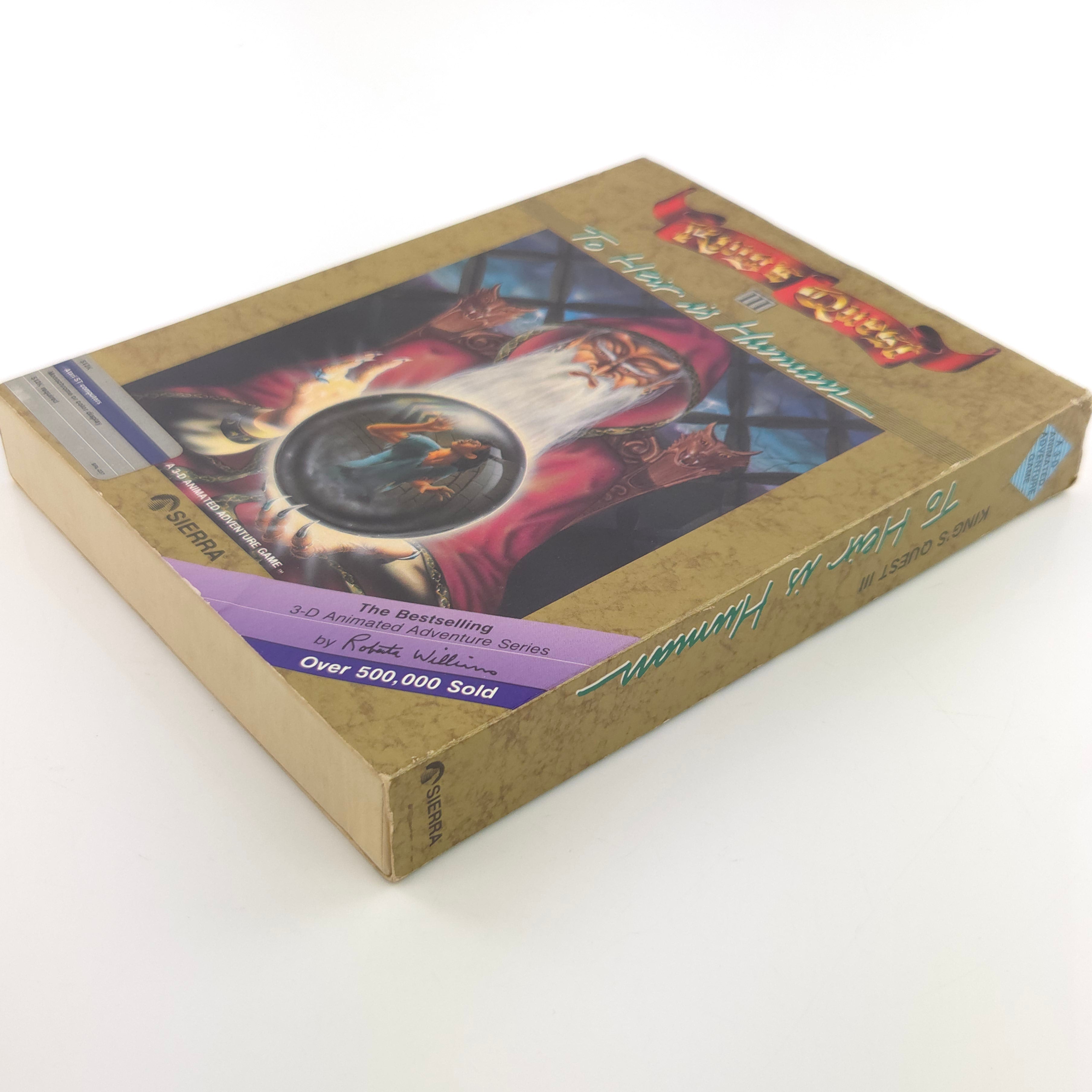 Atari ST STE Spiel : King´s Quest III to Heir is Human - Diskette Anleitung OVP