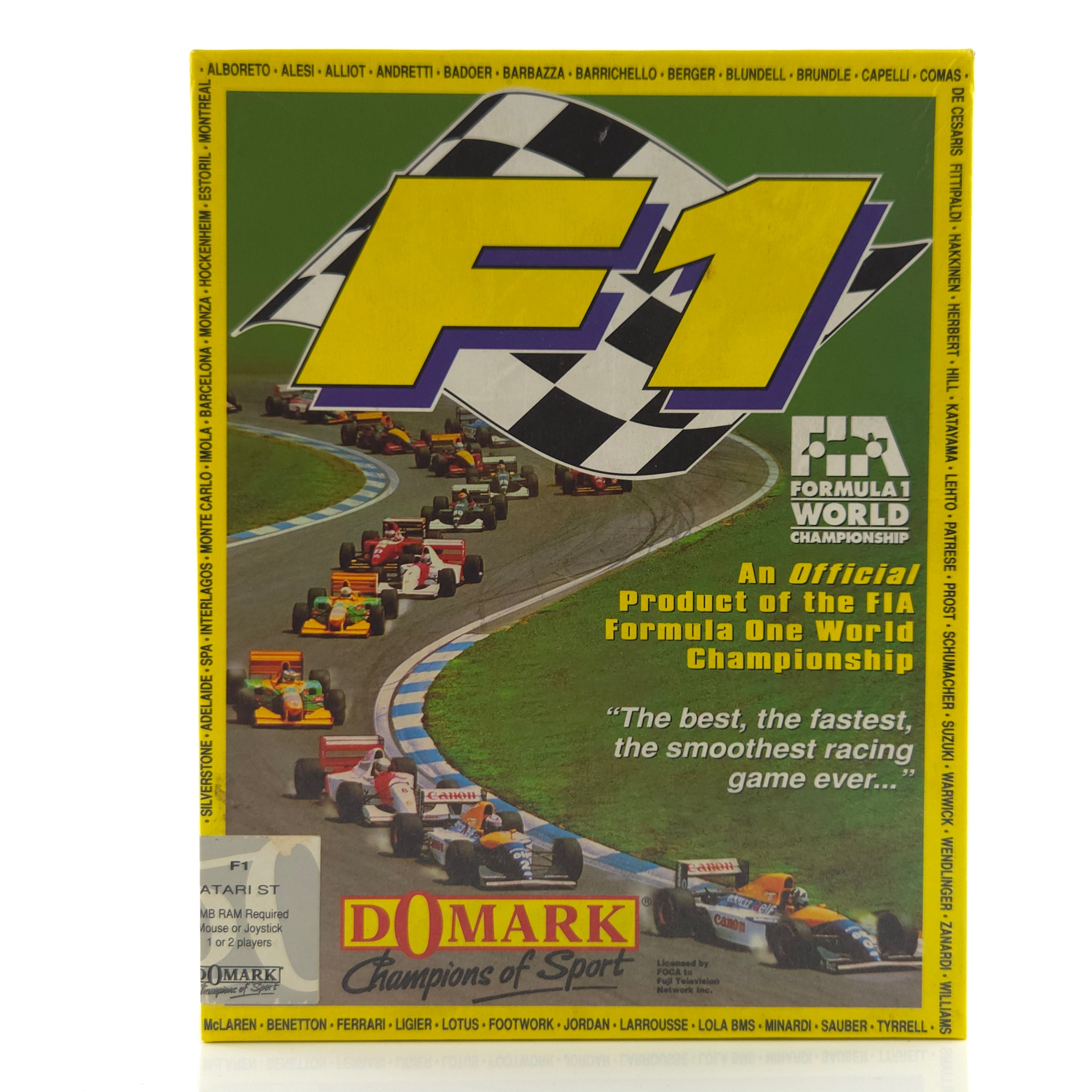 Atari ST STE Spiel : F-1 Formula World Championship - Diskette Anleitung OVP