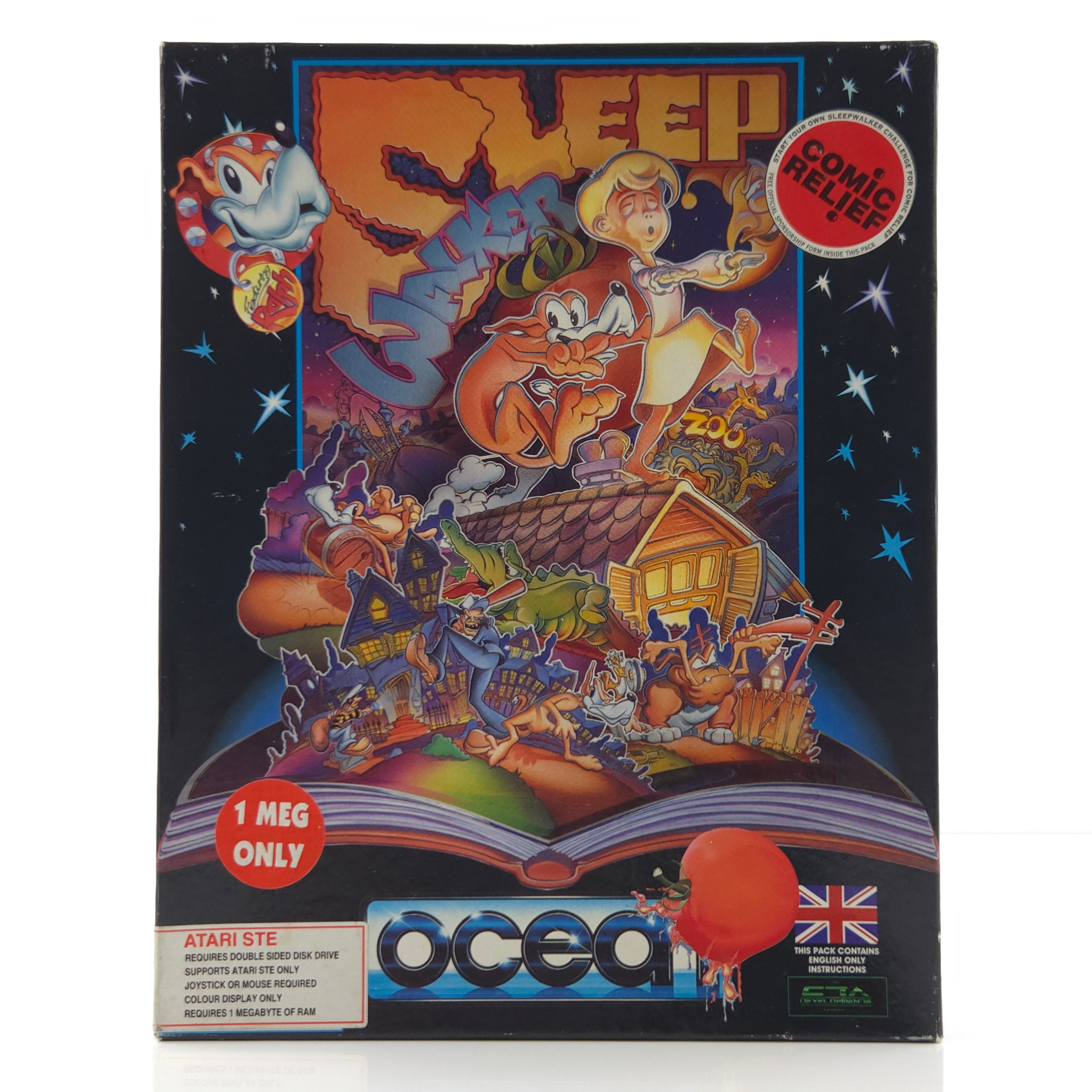 Atari ST STE Spiel : Sleep Walker - Diskette Anleitung OVP / Ocean