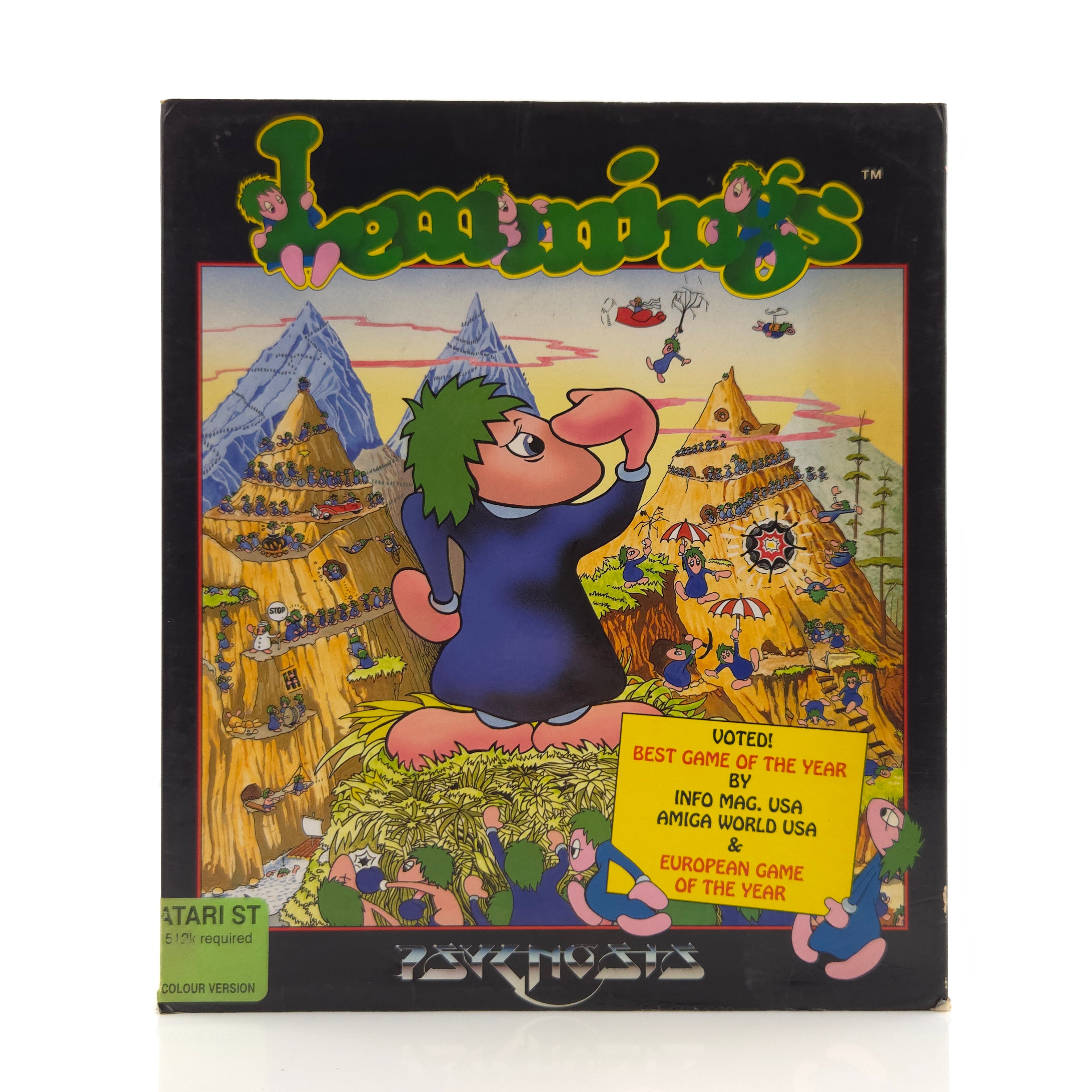 Atari ST STE Spiel : Lemmings - Diskette Anleitung OVP / Psygnosis