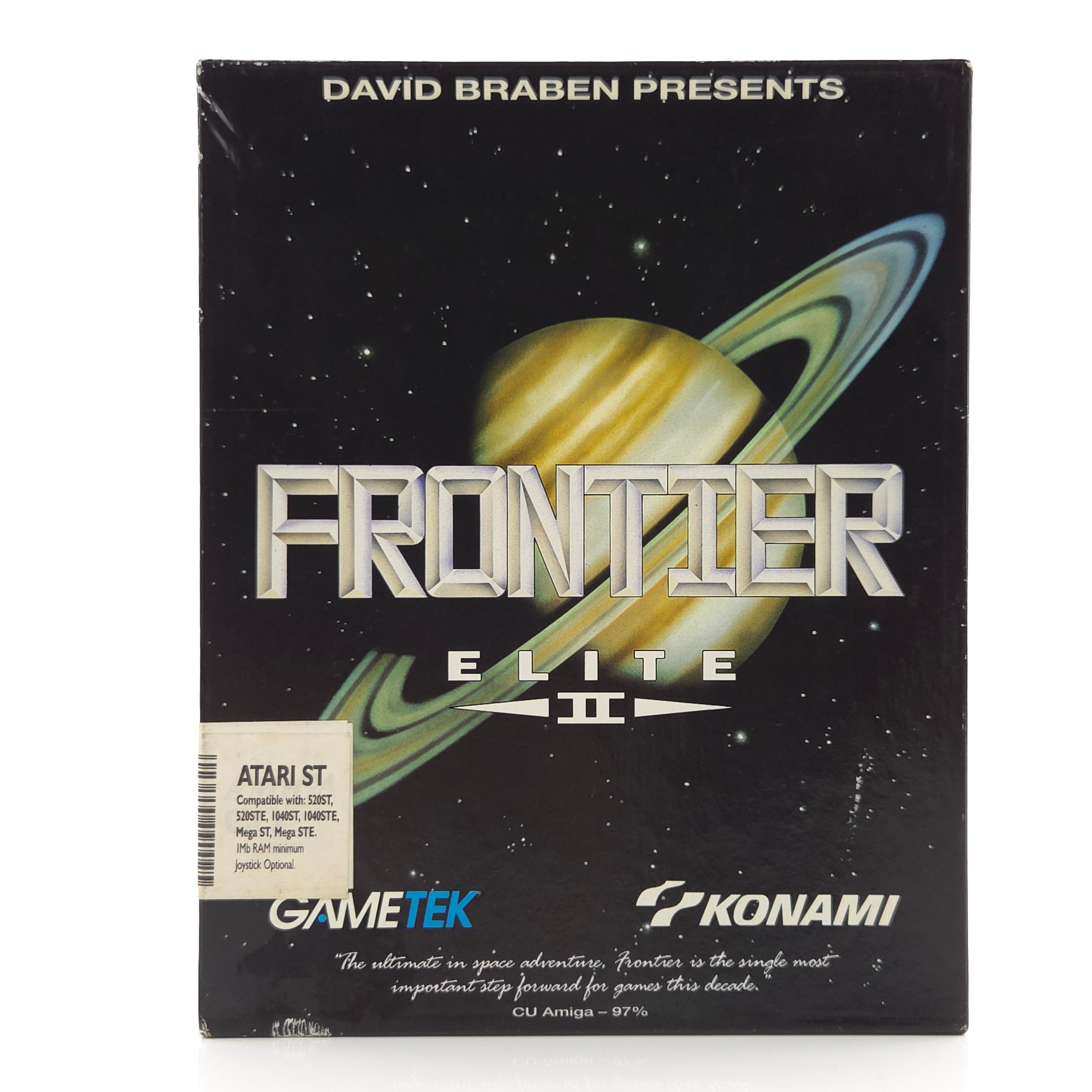 Atari ST STE Spiel : Frontier Elite II - Diskette Anleitung OVP / Konami