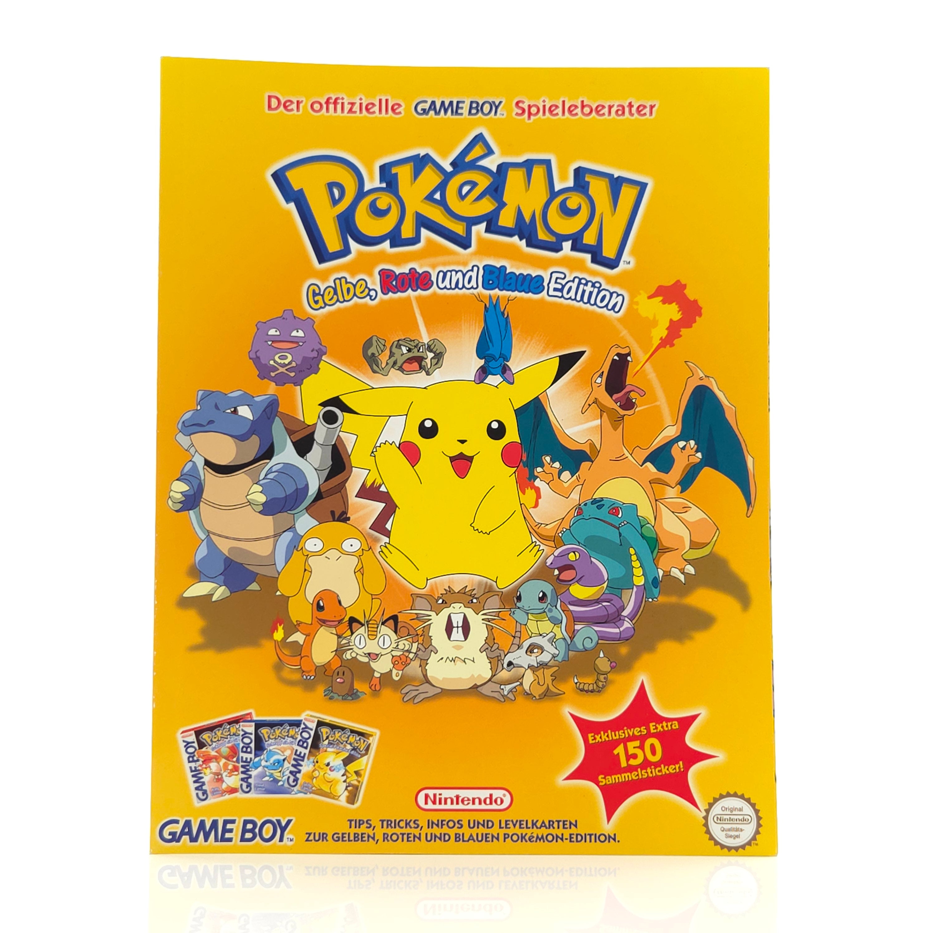Nintendo Gameboy Spieleberater : Pokemon Gelbe, Rote und Blaue Edition Guide