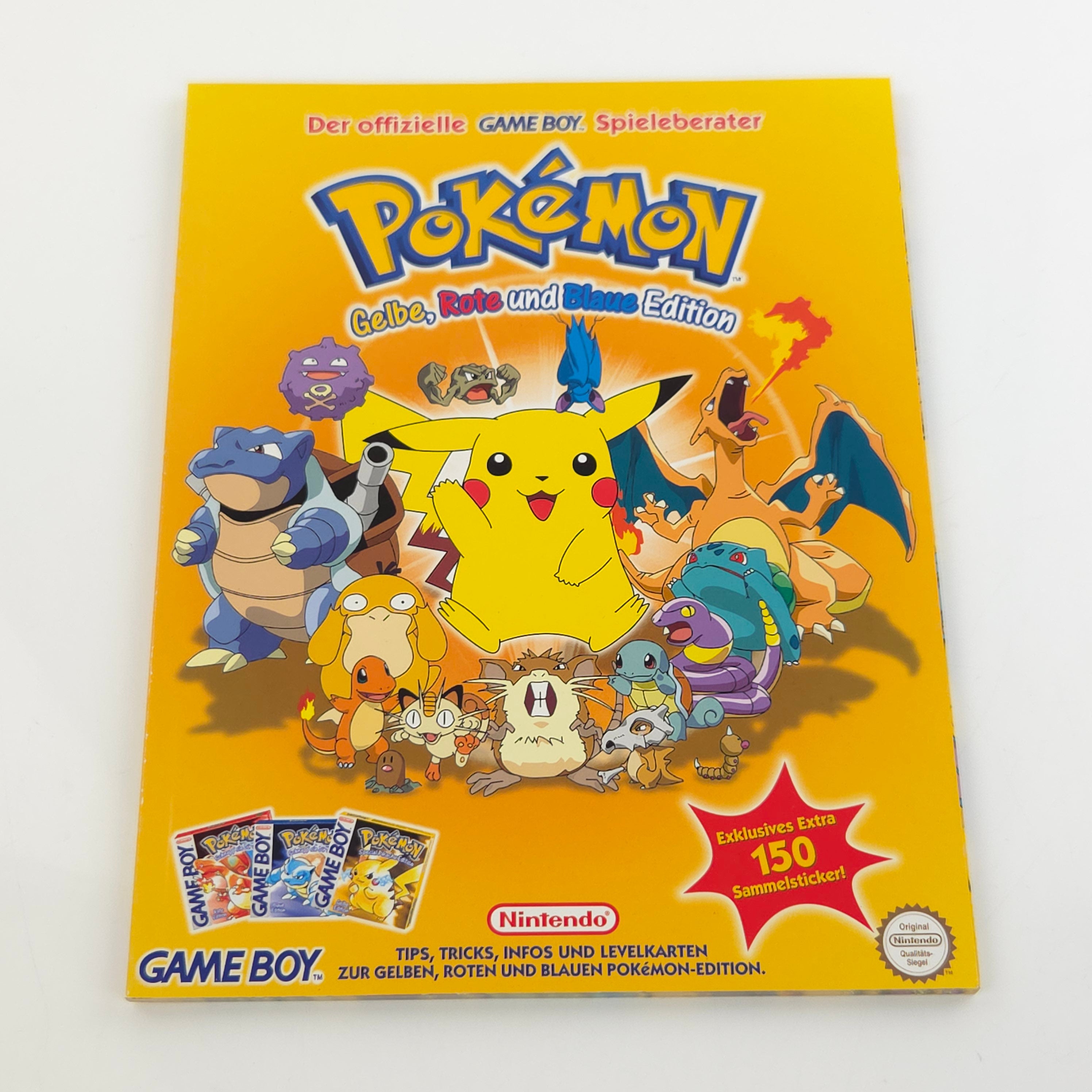 Nintendo Gameboy Spieleberater : Pokemon Gelbe, Rote und Blaue Edition Guide