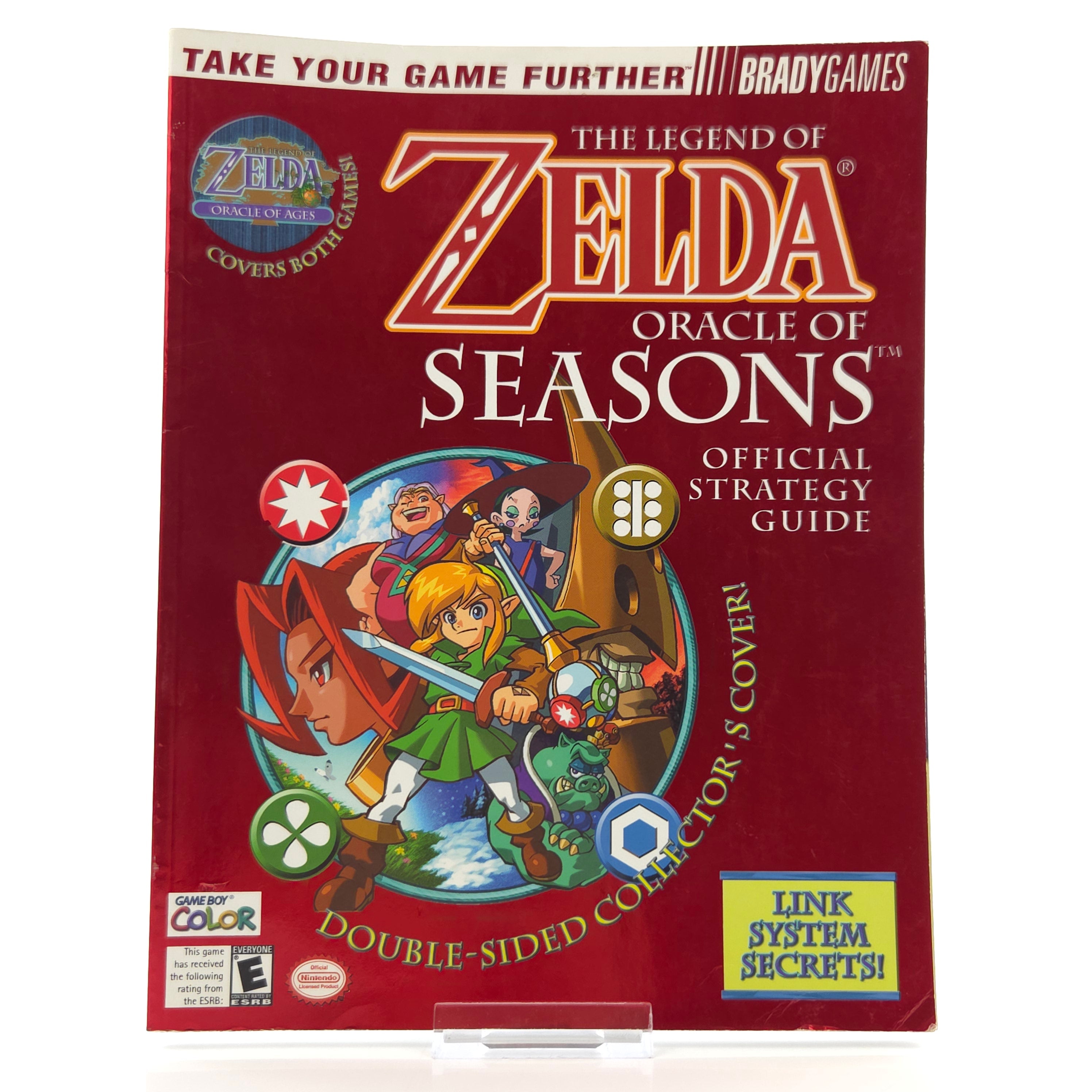 Nintendo Gameboy Color Bradygames Strategy Guide : Zelda Oracle of Ages Seasons