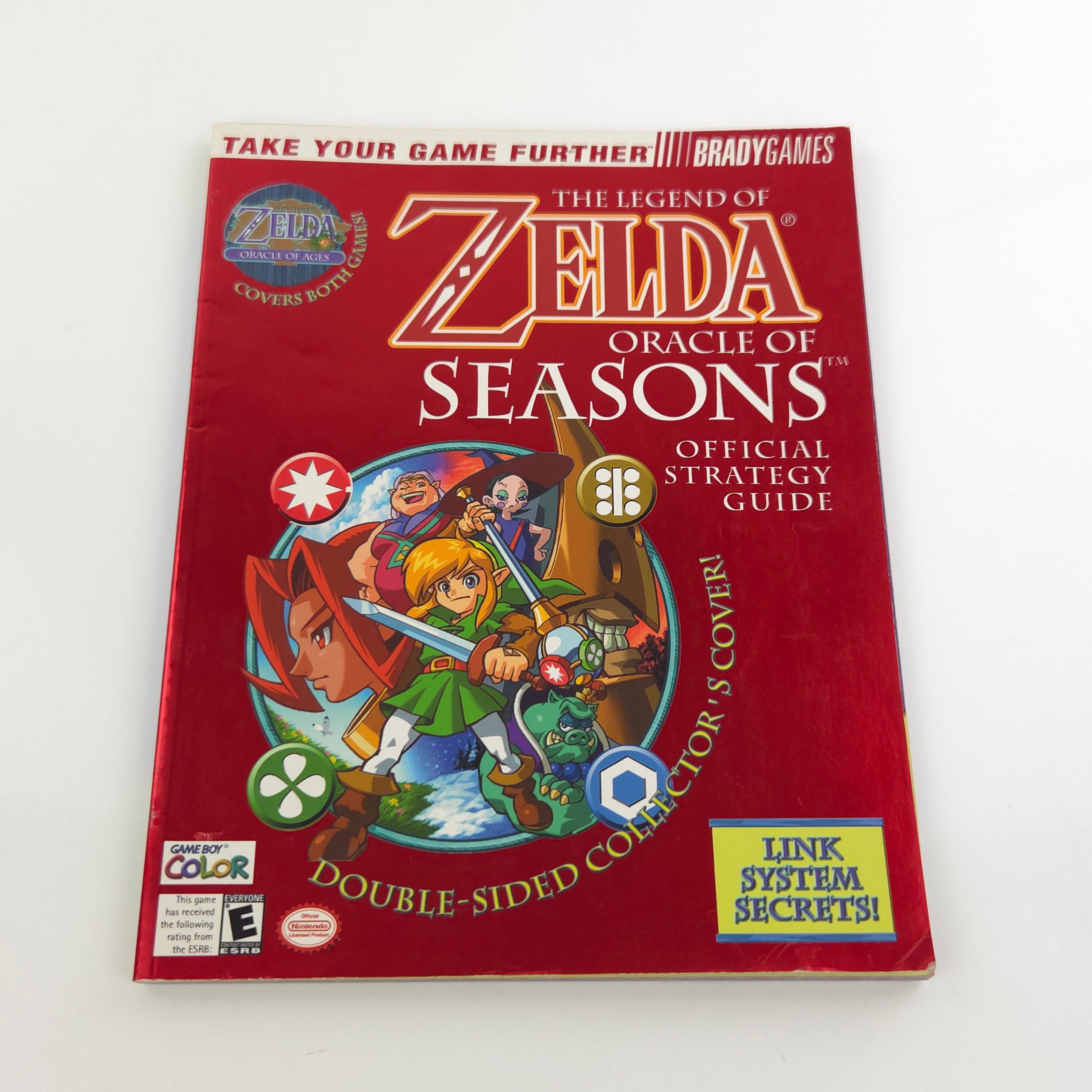 Nintendo Gameboy Color Bradygames Strategy Guide : Zelda Oracle of Ages Seasons