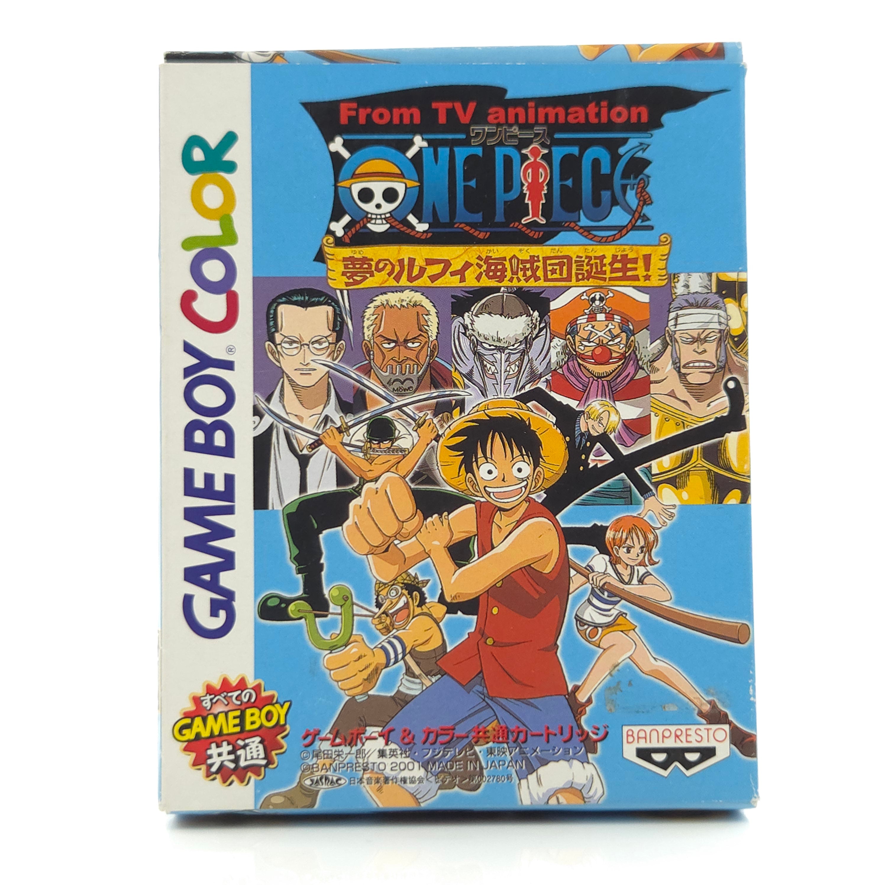 Nintendo Gameboy Color Spiel : One Piece: Yume no Luffy Kaizokudan Tanjou - JAP