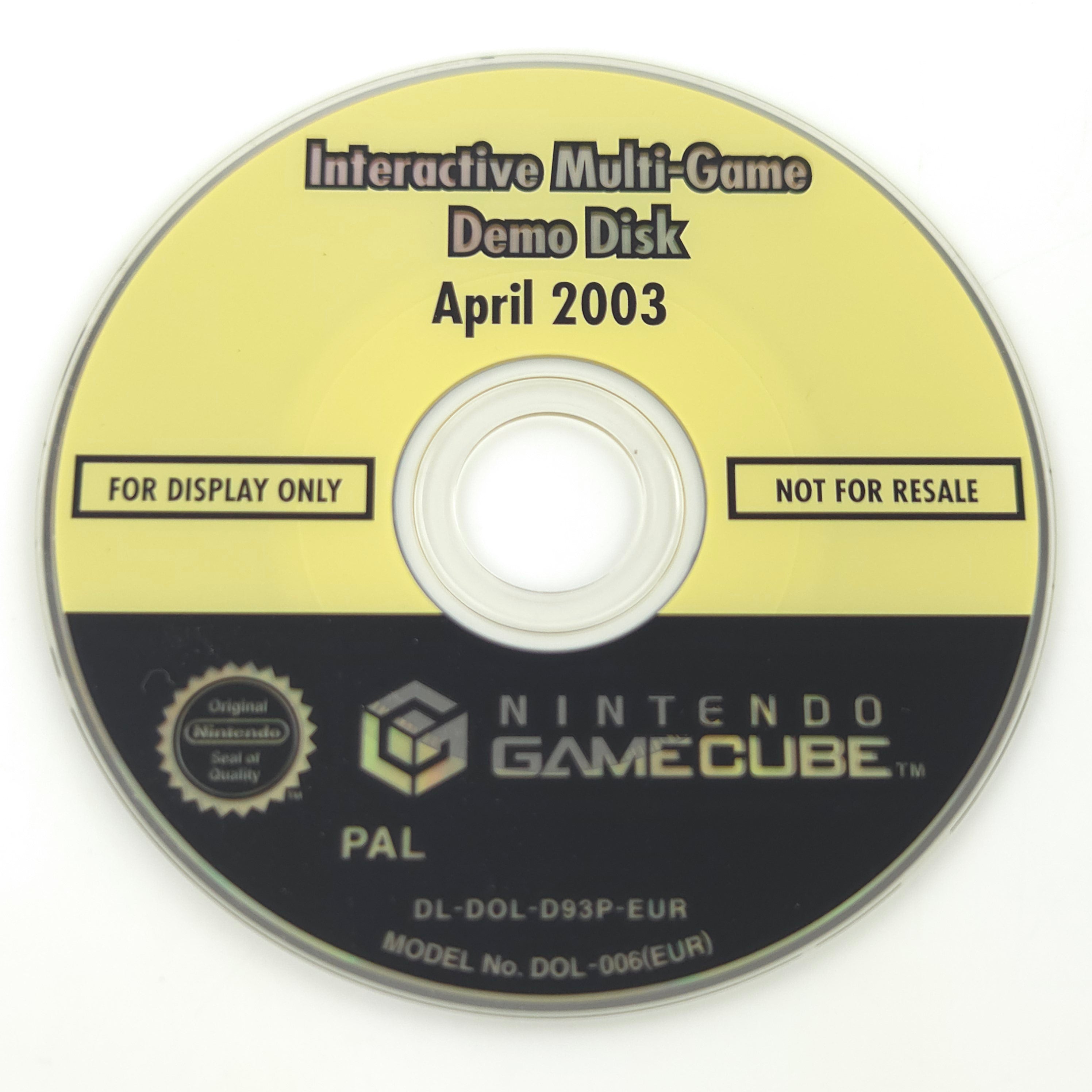 Nintendo GameCube Zubehör : Interactive Multi-Game Demo Disk April 2003