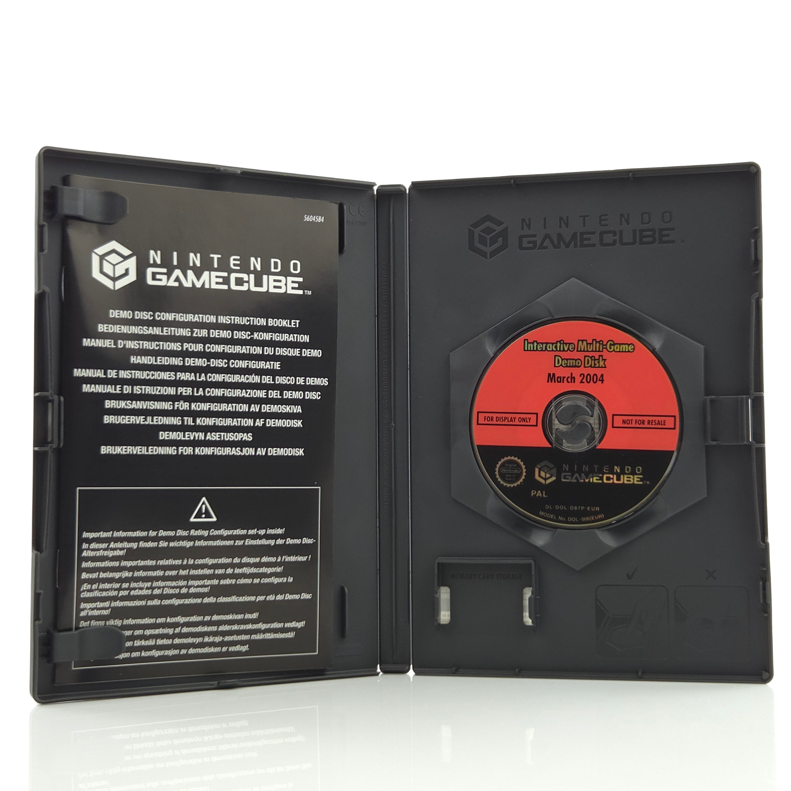 Nintendo GameCube Zubehör : Interactive Multi-Game Demo Disk March 2004 OVP